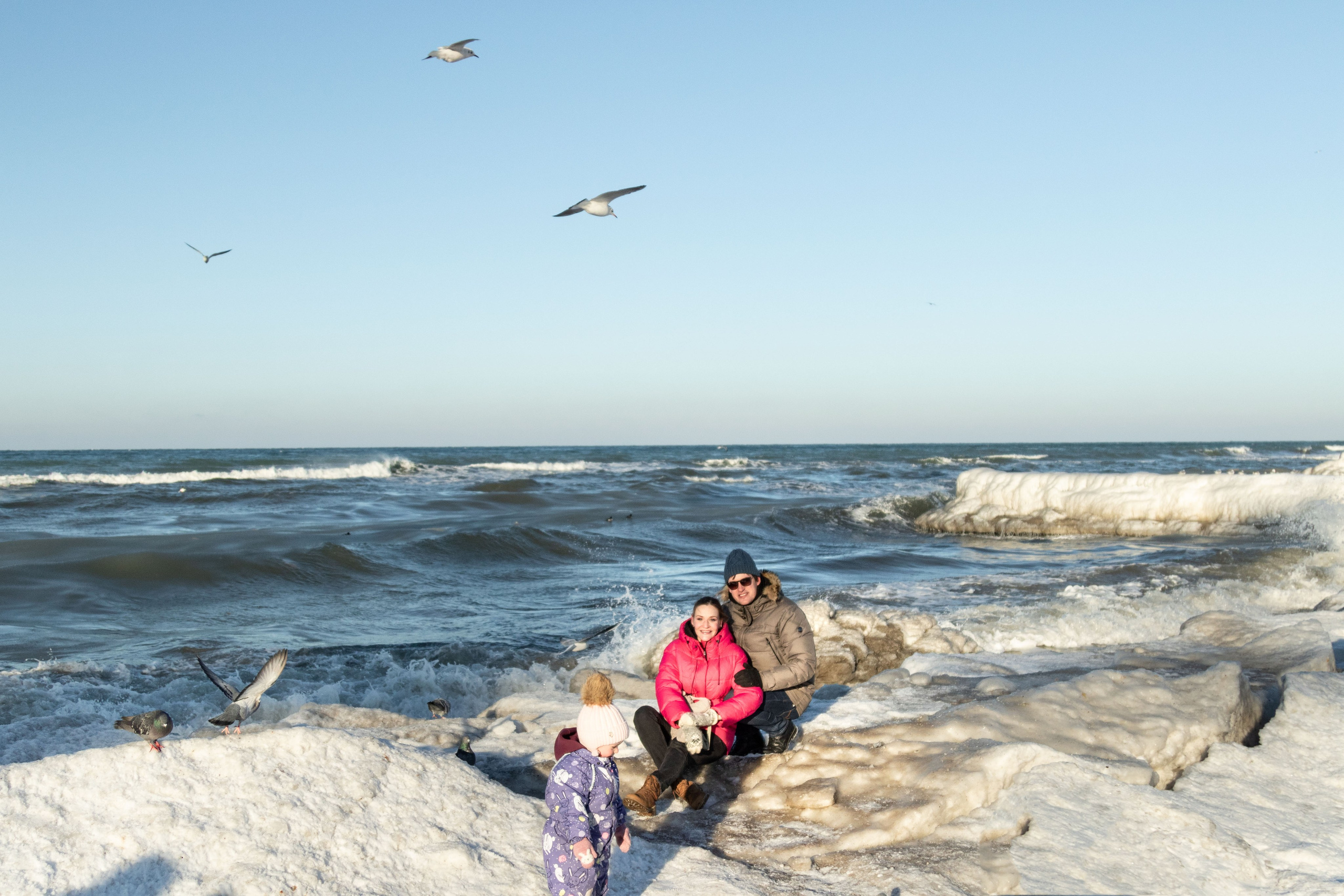Такой снежный Зеленоградск. Fotografin in Zelenogradsk Liana Sopina