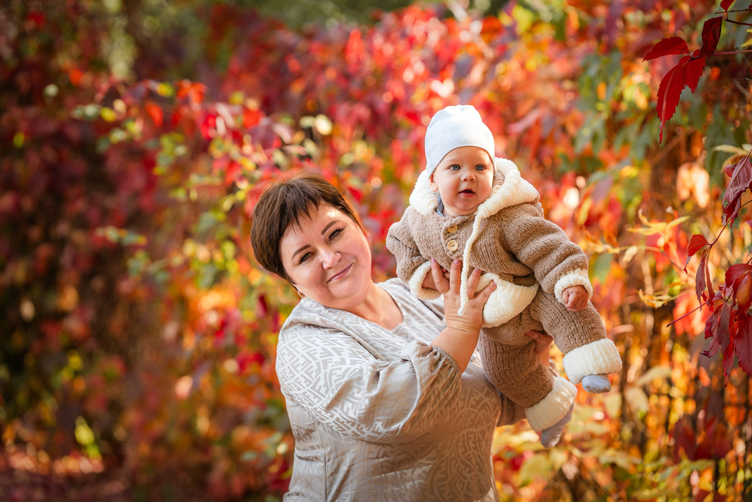 Фотопрогулка осенью. Семья Ирины