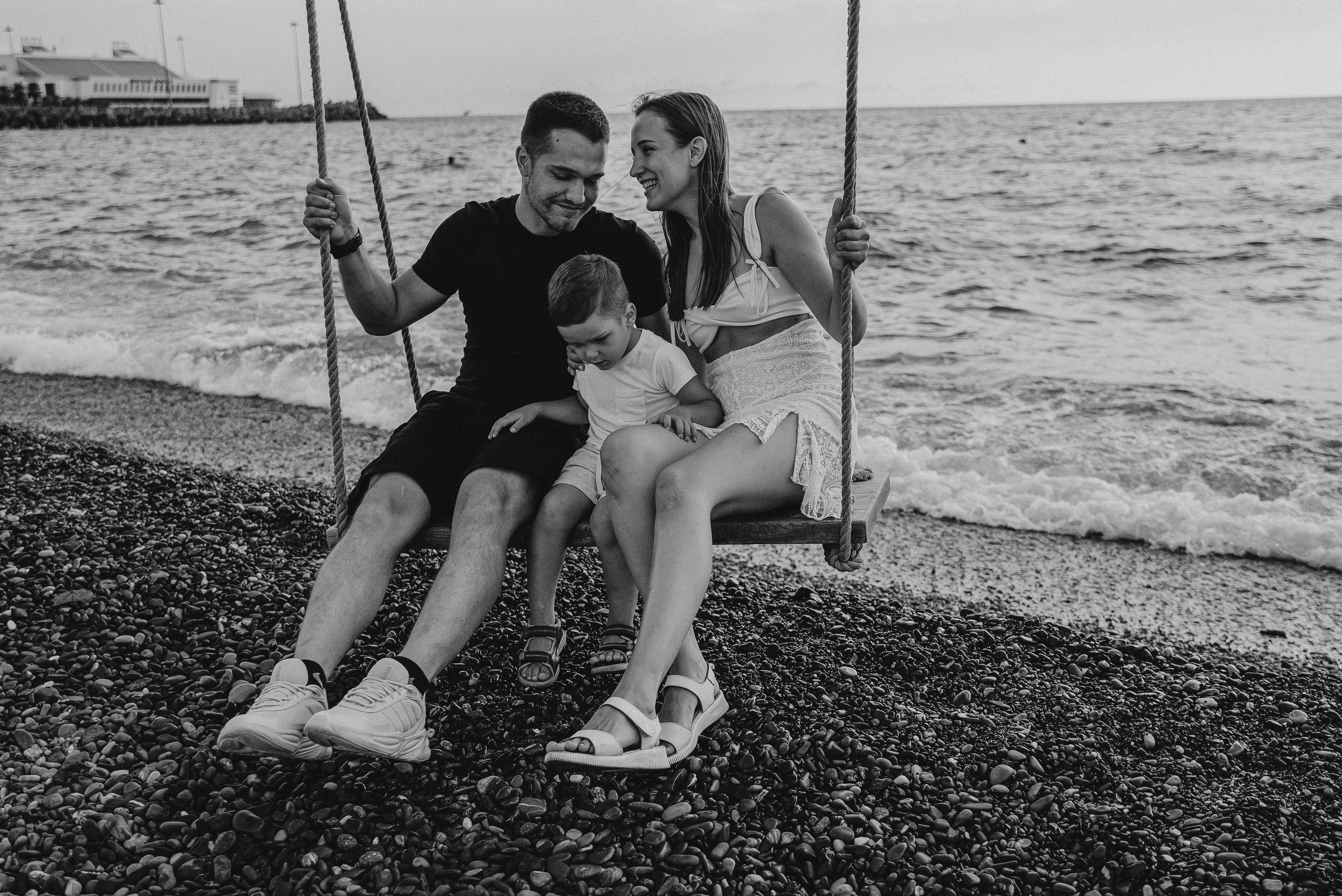 Аня, Саша, Дима. Фотограф Людмила Федотова