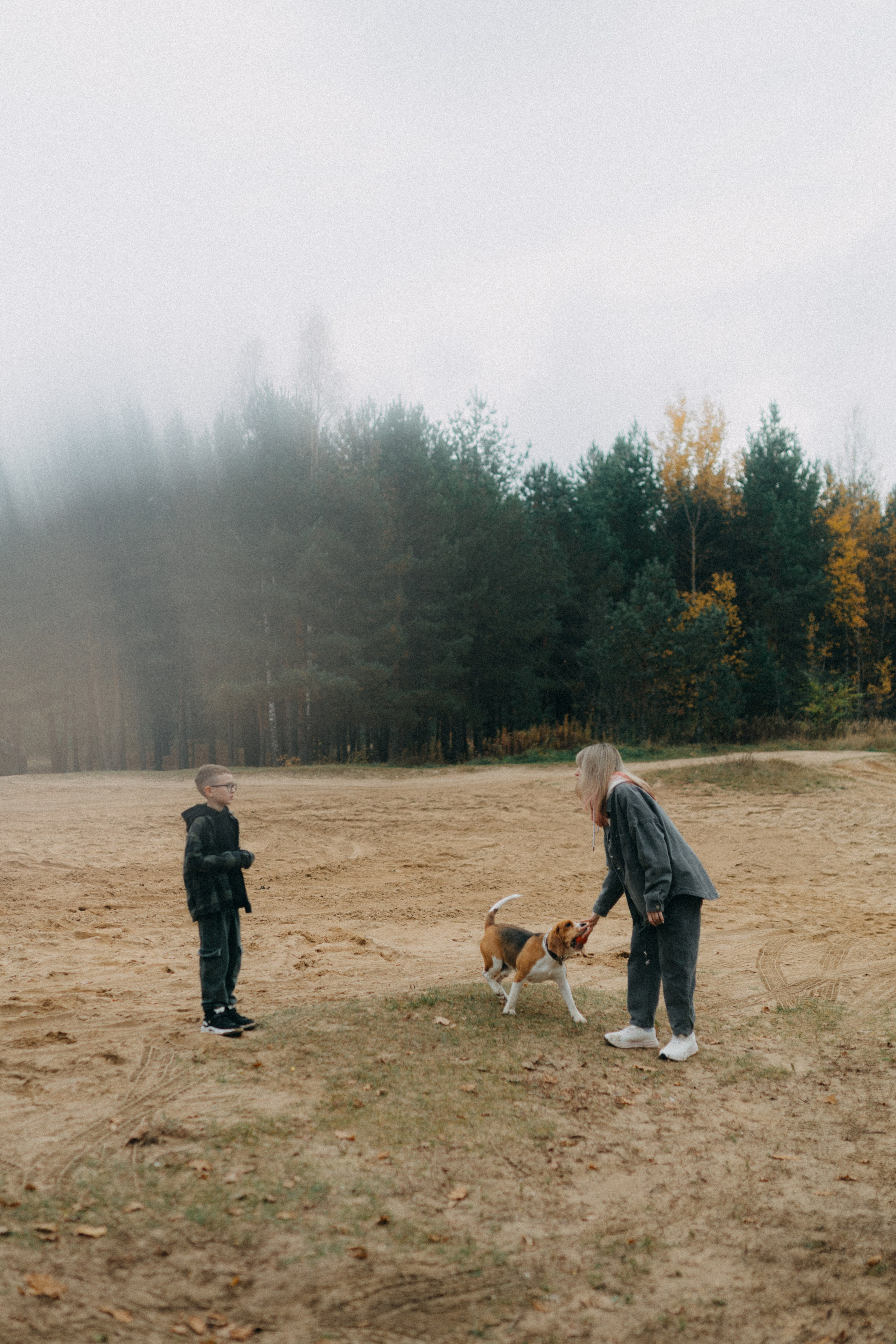 Ксюша & Федя. Прогулка с Лайдом. Фотограф НОГИНСК, Москва, Анастасия Белая