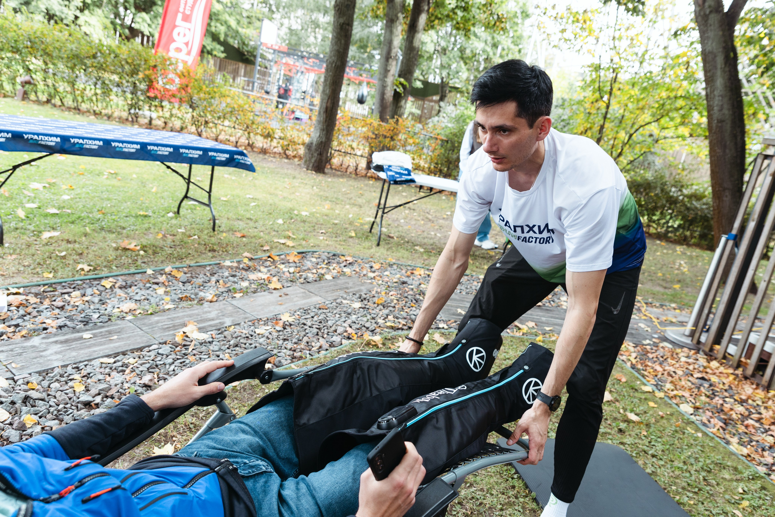 УRF на Московском Марафоне. Фотограф Иван Косарев
