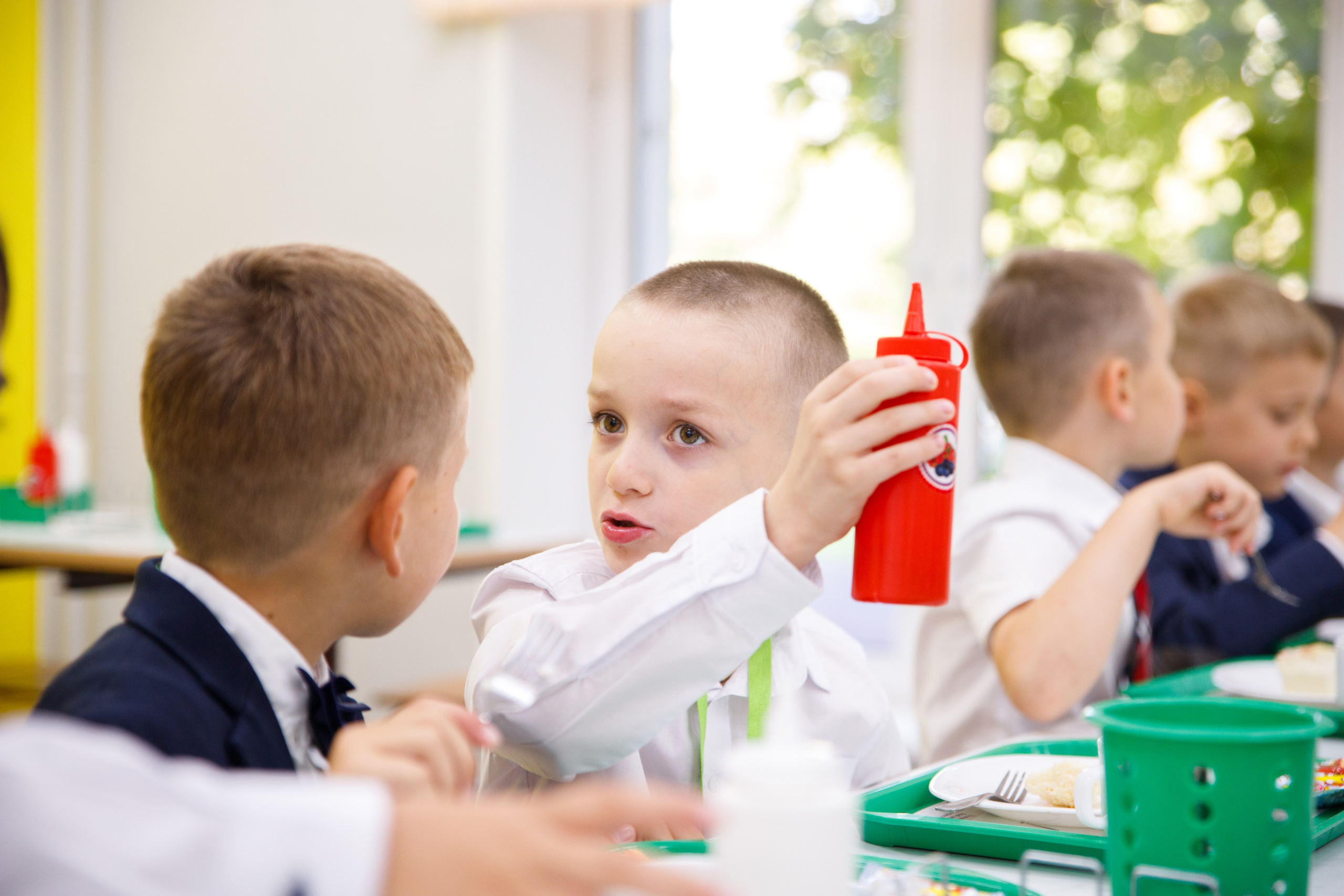 Репортажная съемка первого сентября для первоклассников. Семейный и школьный фотограф в Москве Анна Ткач