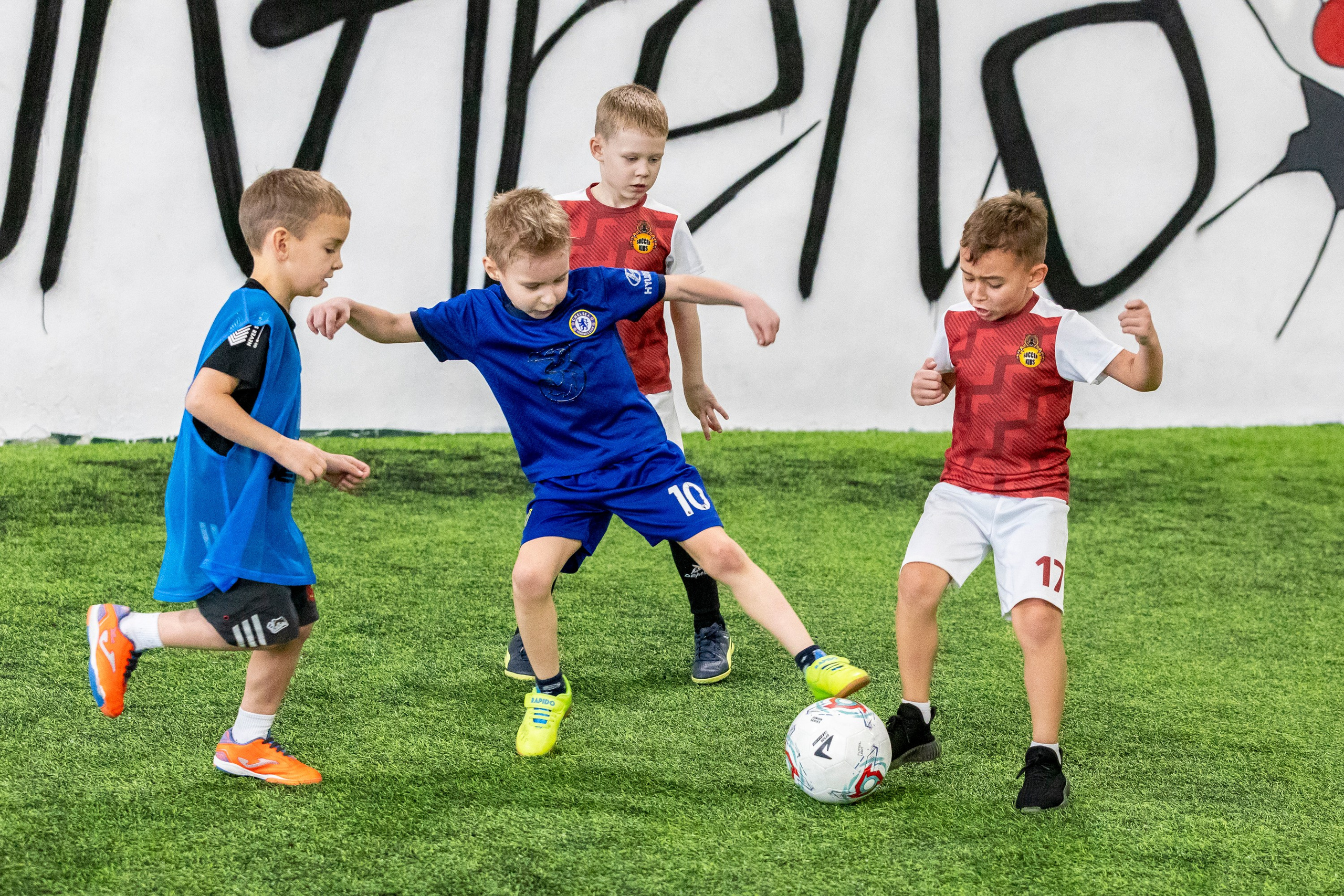 Детский футбол. Спортивный и репортажный фотограф в Екатеринбурге Пустовая Аделя
