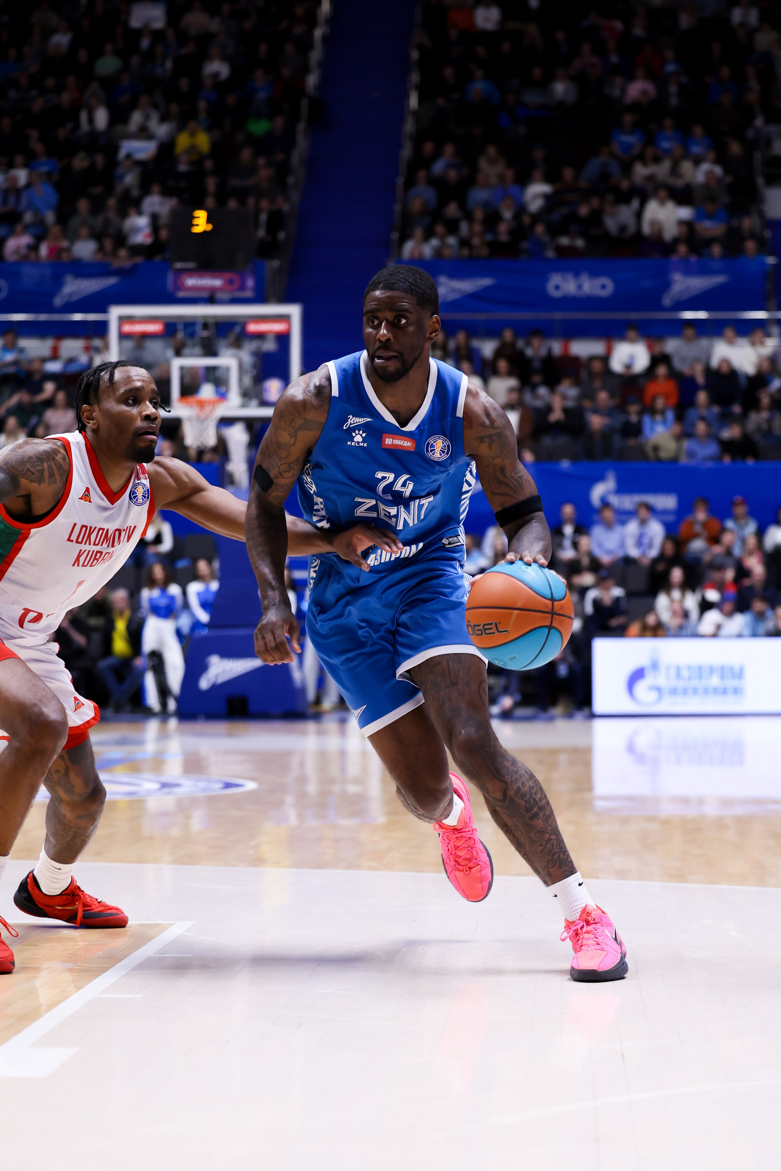БК Зенит — БК Локомотив-Кубань 07.05.2025. Спортивный и репортажный фотограф Антон Тереханов