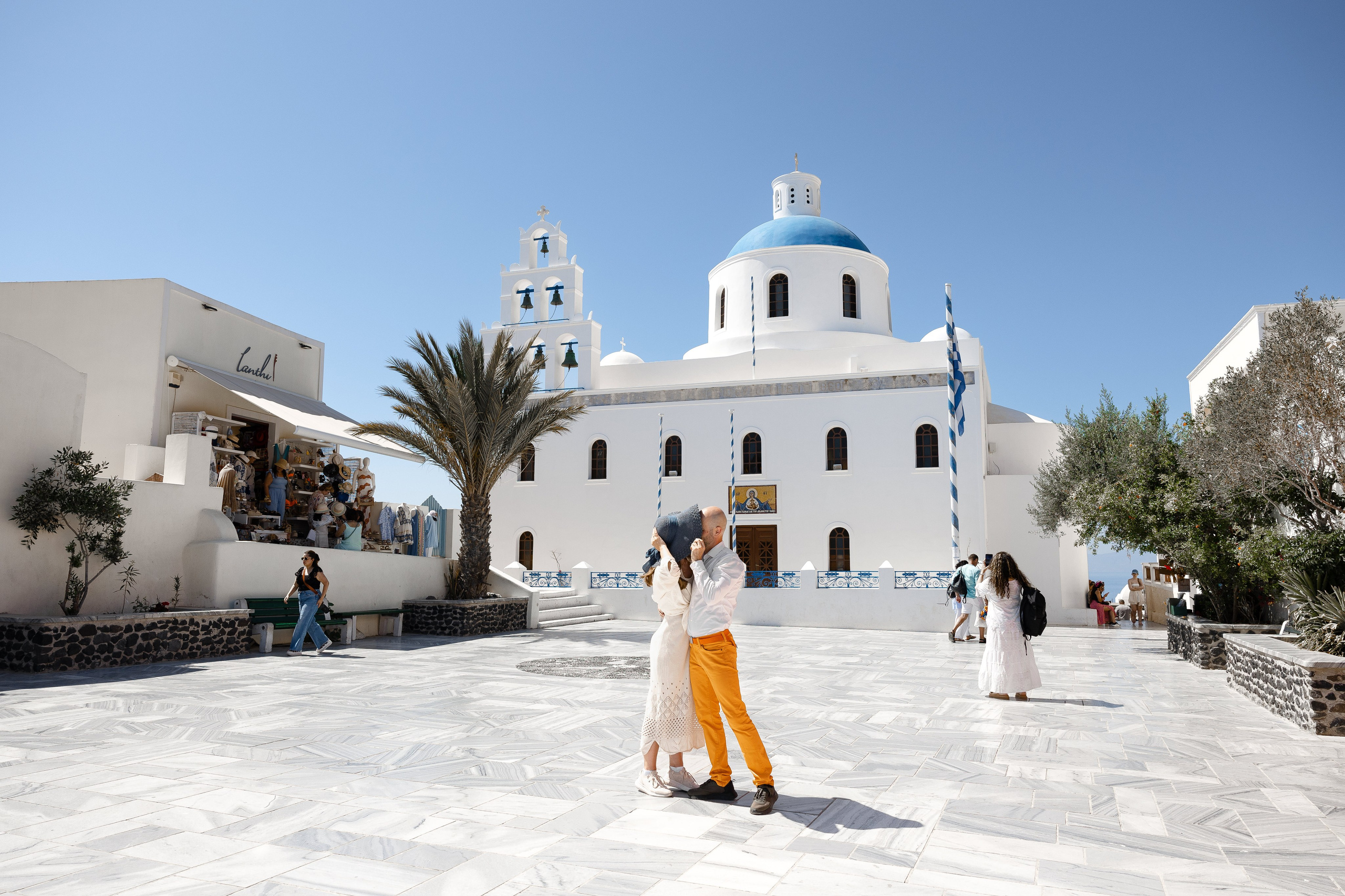 Санторини. Фото департамент круизного лайнера Астория Гранде