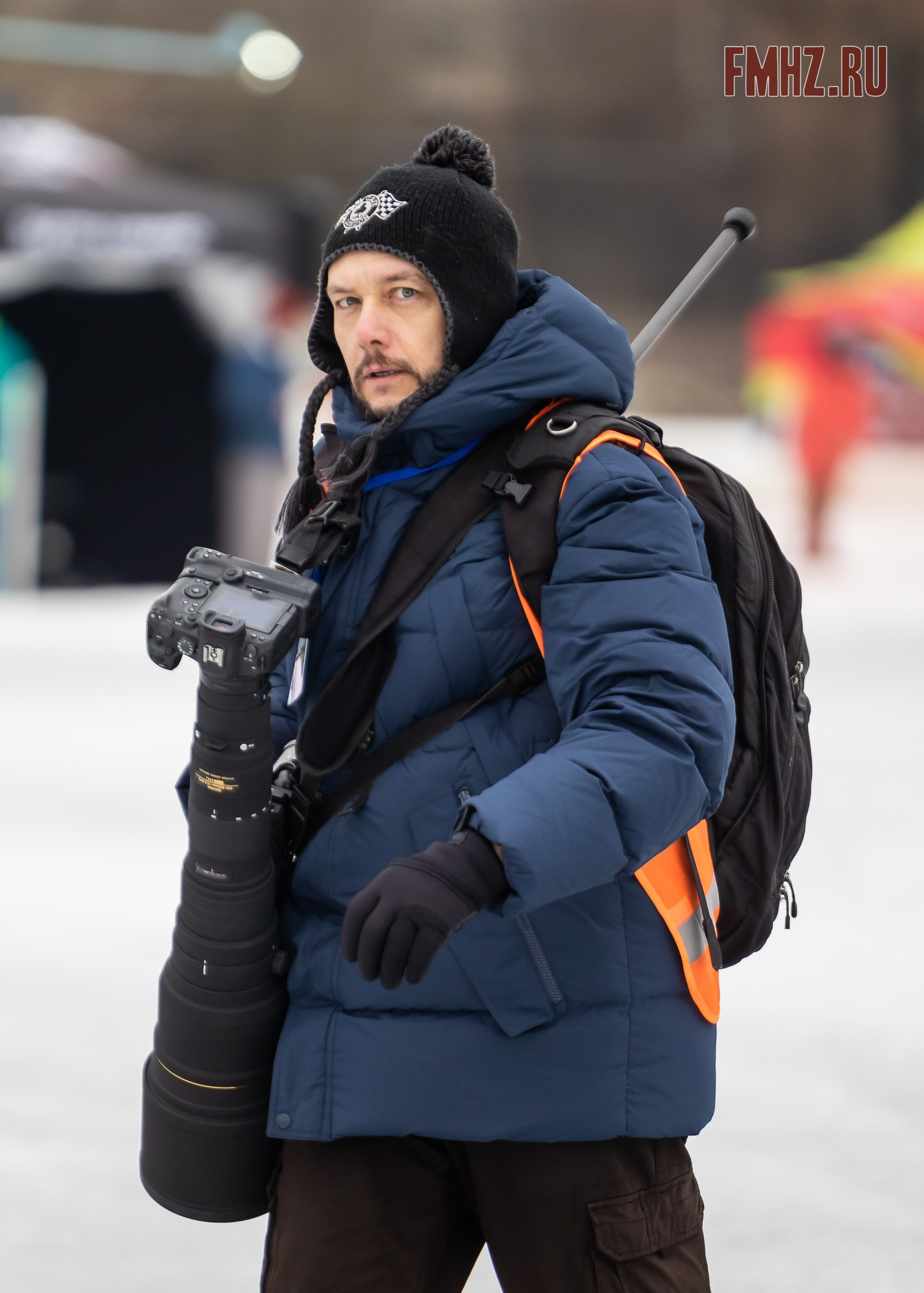 Первый этап Кубка МФР по мотокроссу на льду Большого Крылатского пруда в Москве. 8 февраля 2025 г. Фотограф Владимир Охрименко