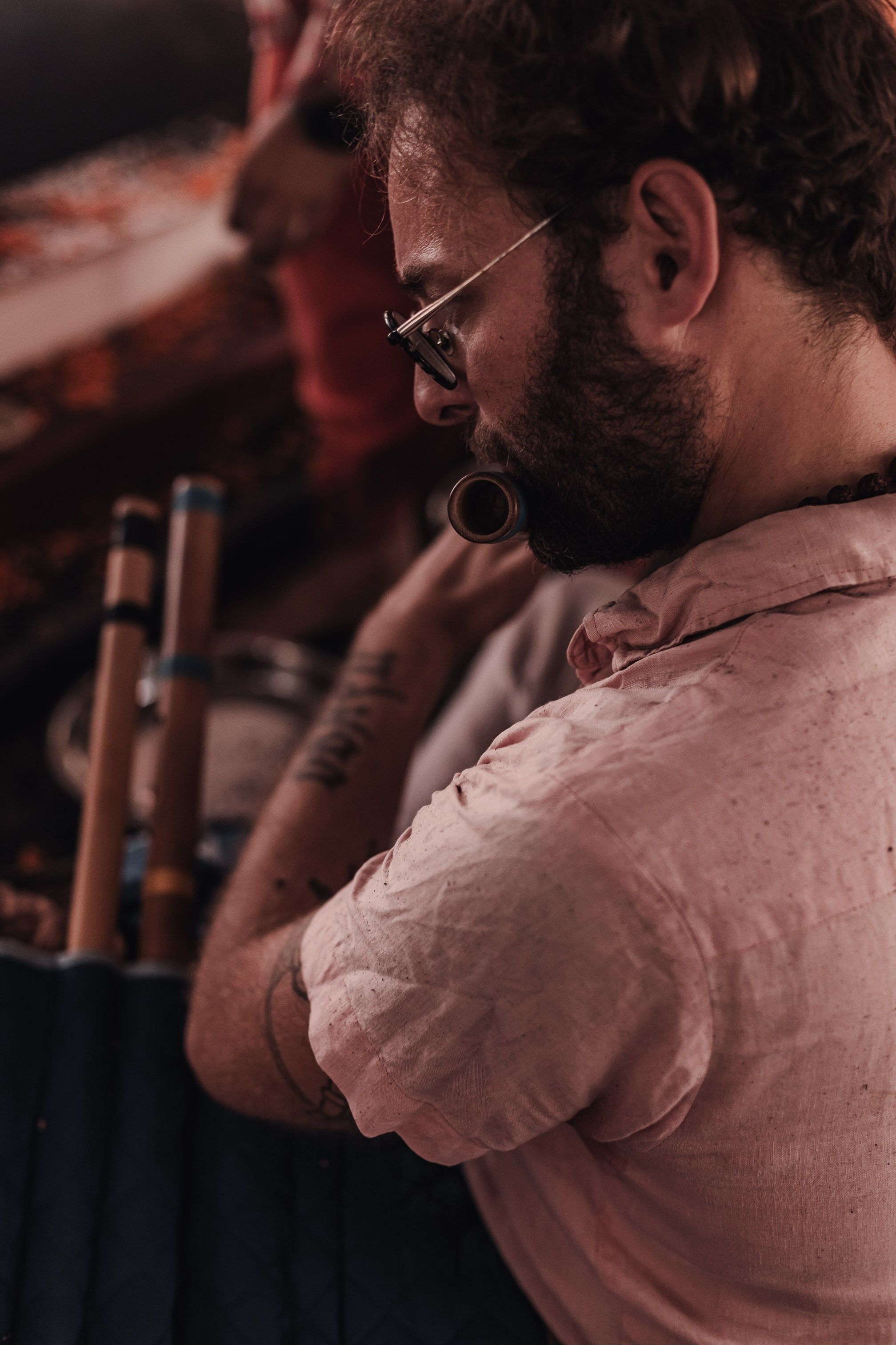 Navaratri yajna at Devraha Baba Ji ashram. Мариам Багдасарян