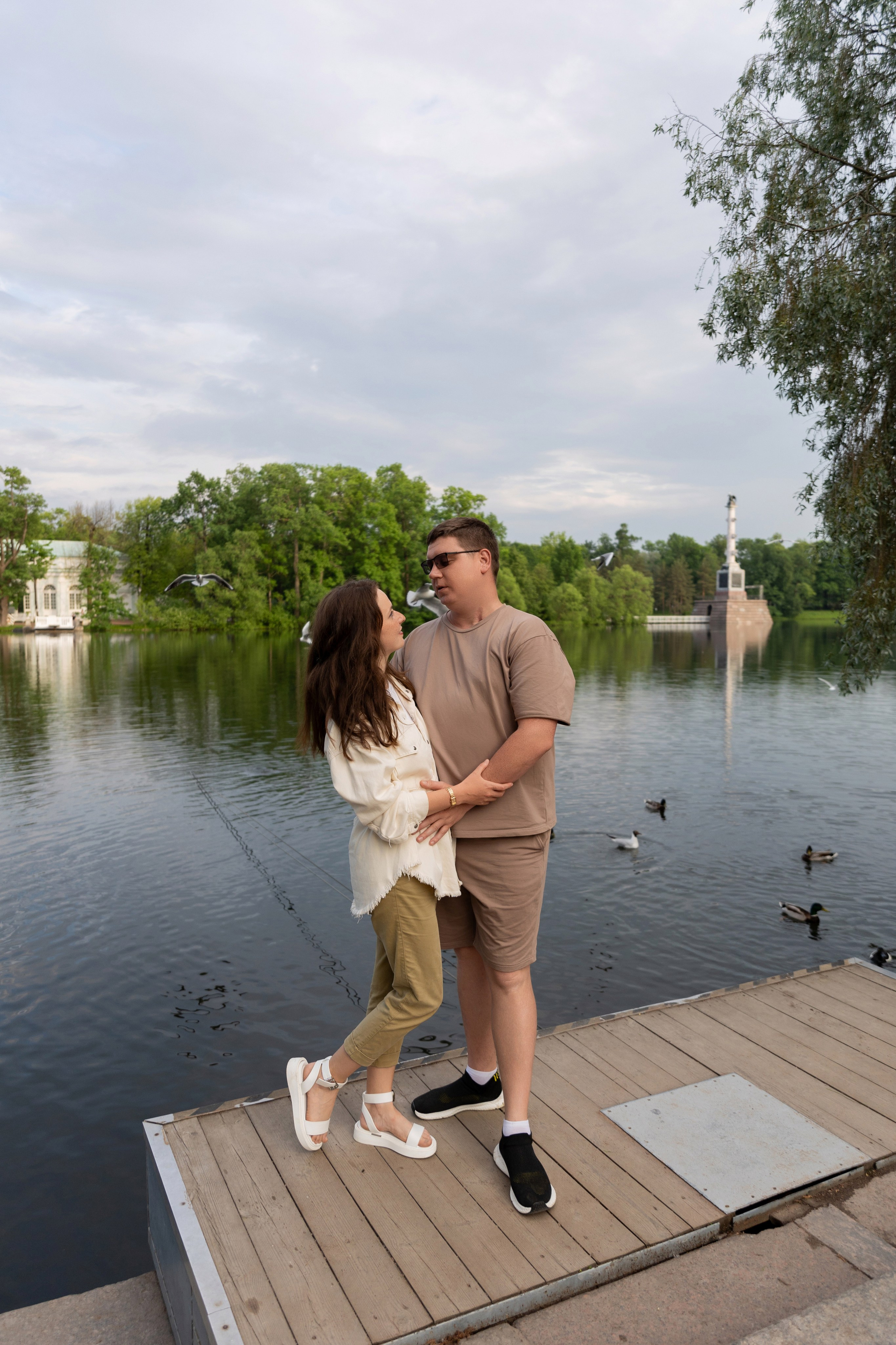 Семейная фотопрогулка в Пушкине. Семейный и свадебный фотограф в Санкт-Петербурге Татьяна Швыкова