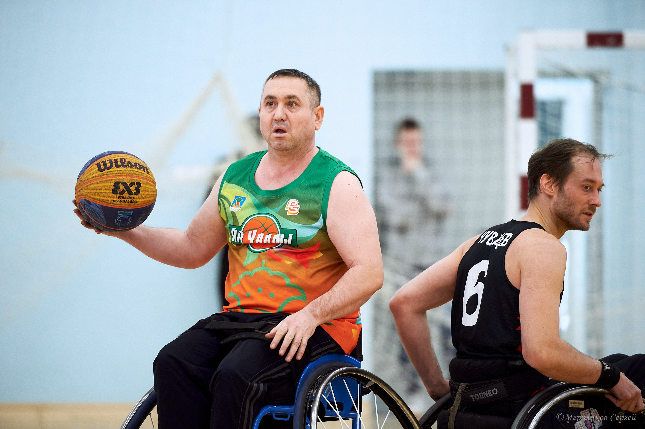 X традиционный Рождественский турнир по баскетболу на колясках. Ижевск. Спортивный репортажный фотограф в Ижевске Сергей Мерзляков