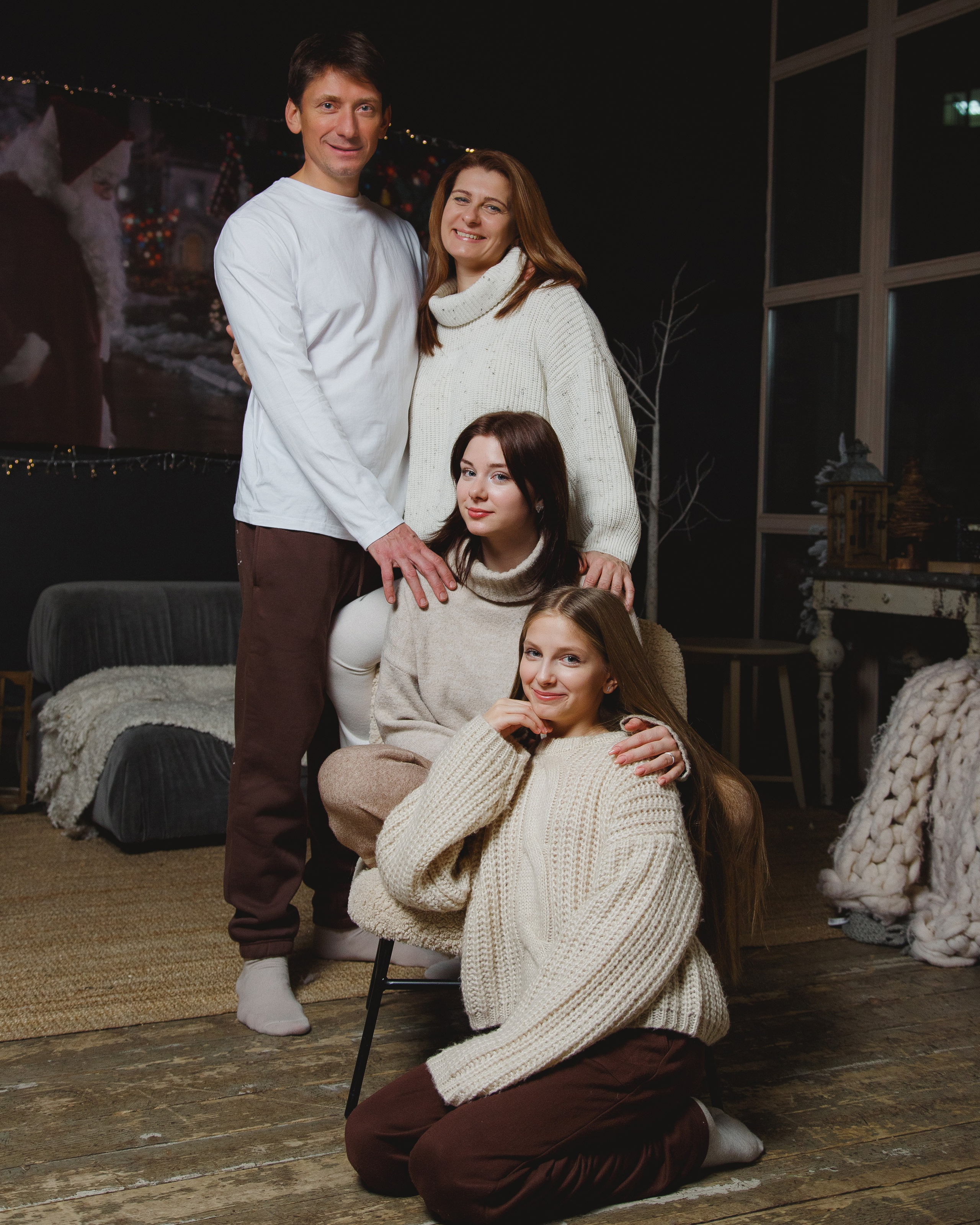 Семейный новогодний микс. Фотограф в Москве — Ольга Федотова