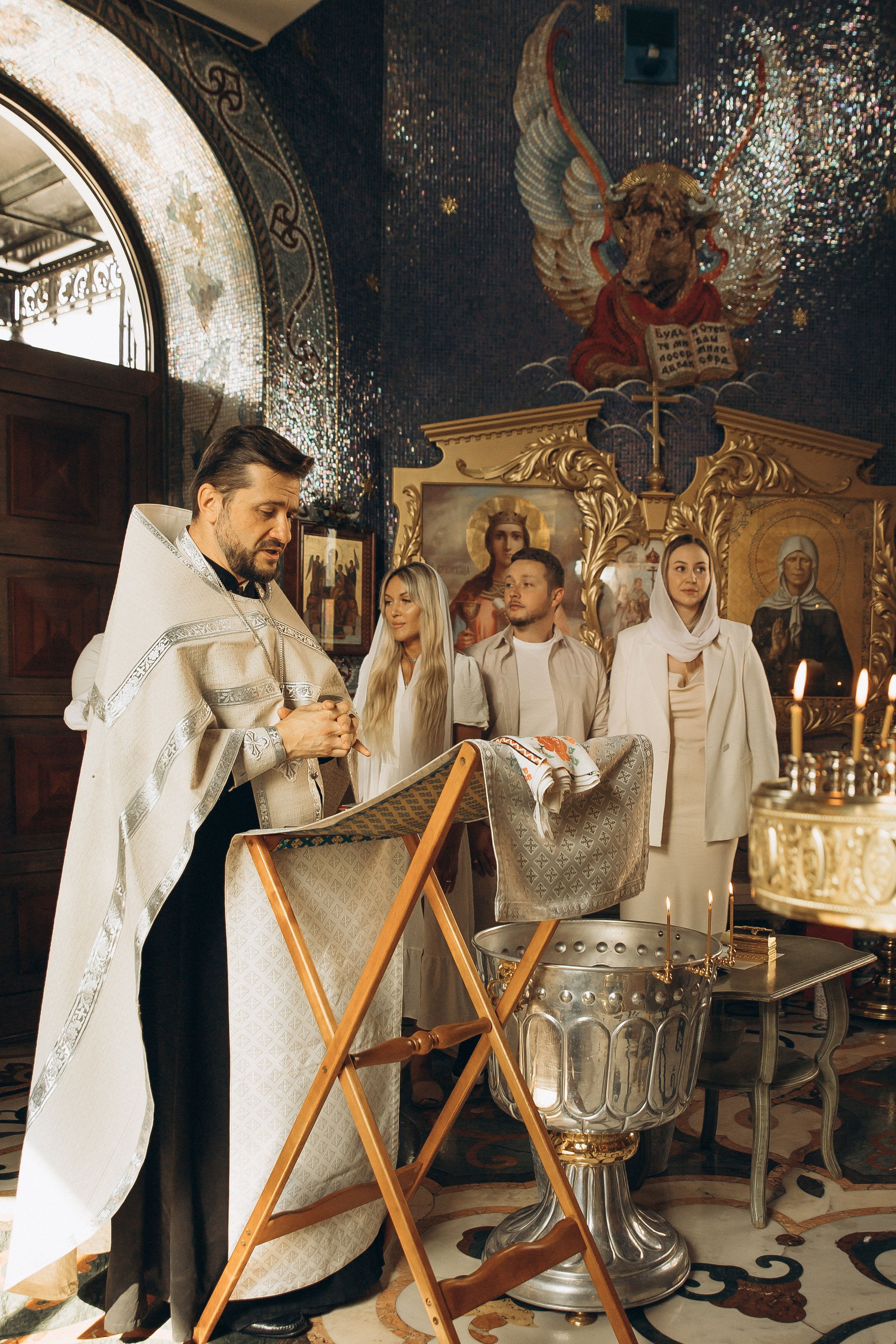 Крещение. Семейный фотограф в Москве и Королеве Евгения Баукова