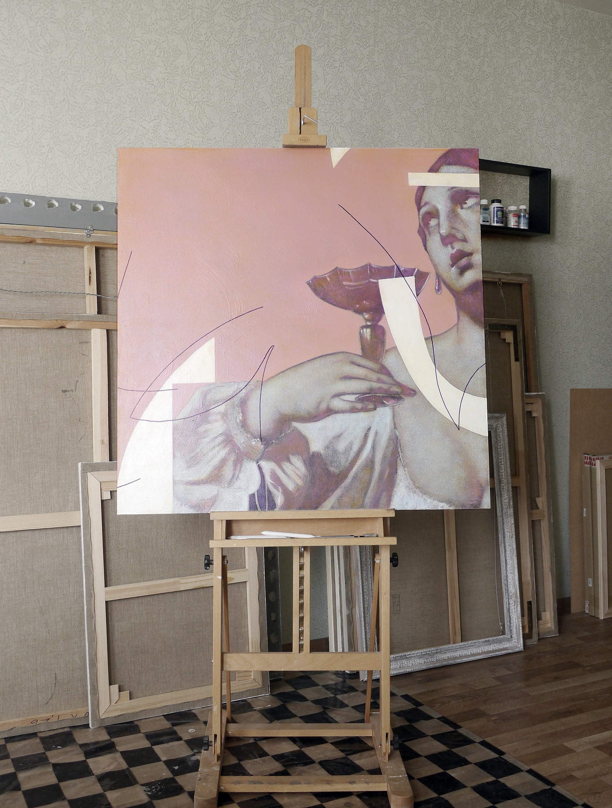 Прекрасная Софонисба. Оммаж Луки да Реджо. Художник Ольга Рикун. Москва