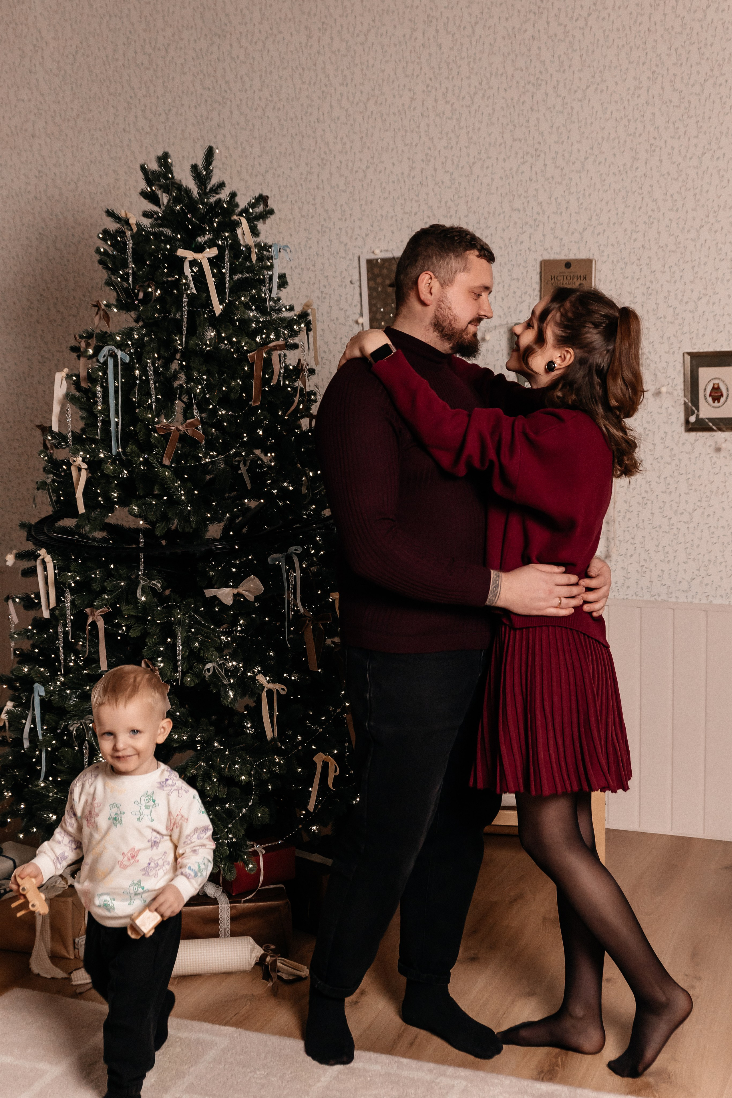 Новогодняя. Семейный фотограф Минск Усова Ольга
