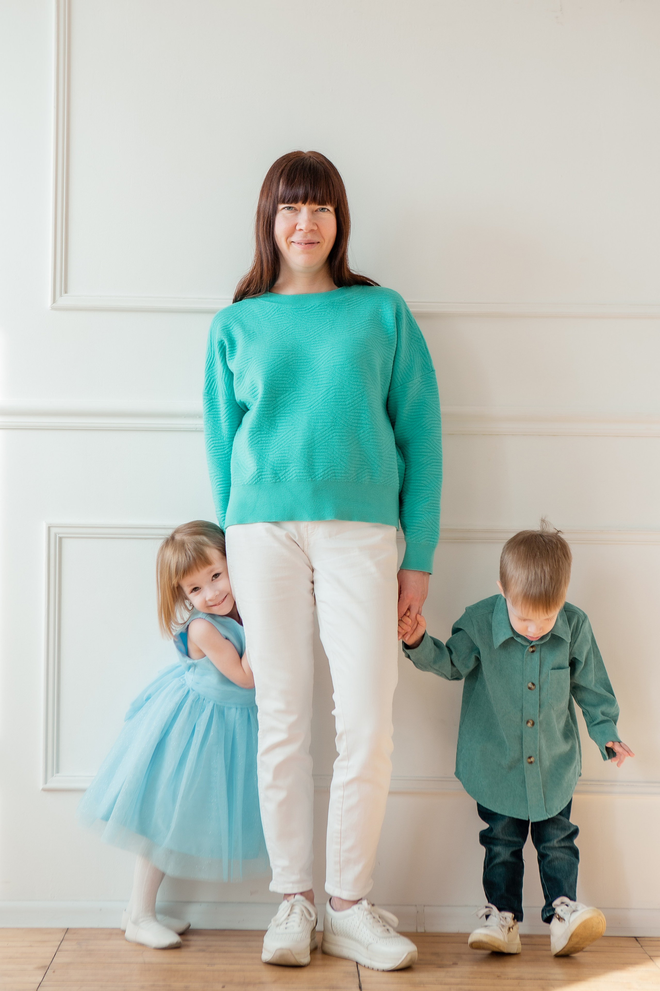 Мама и двойняшки. Фотограф Екатерина Голицына