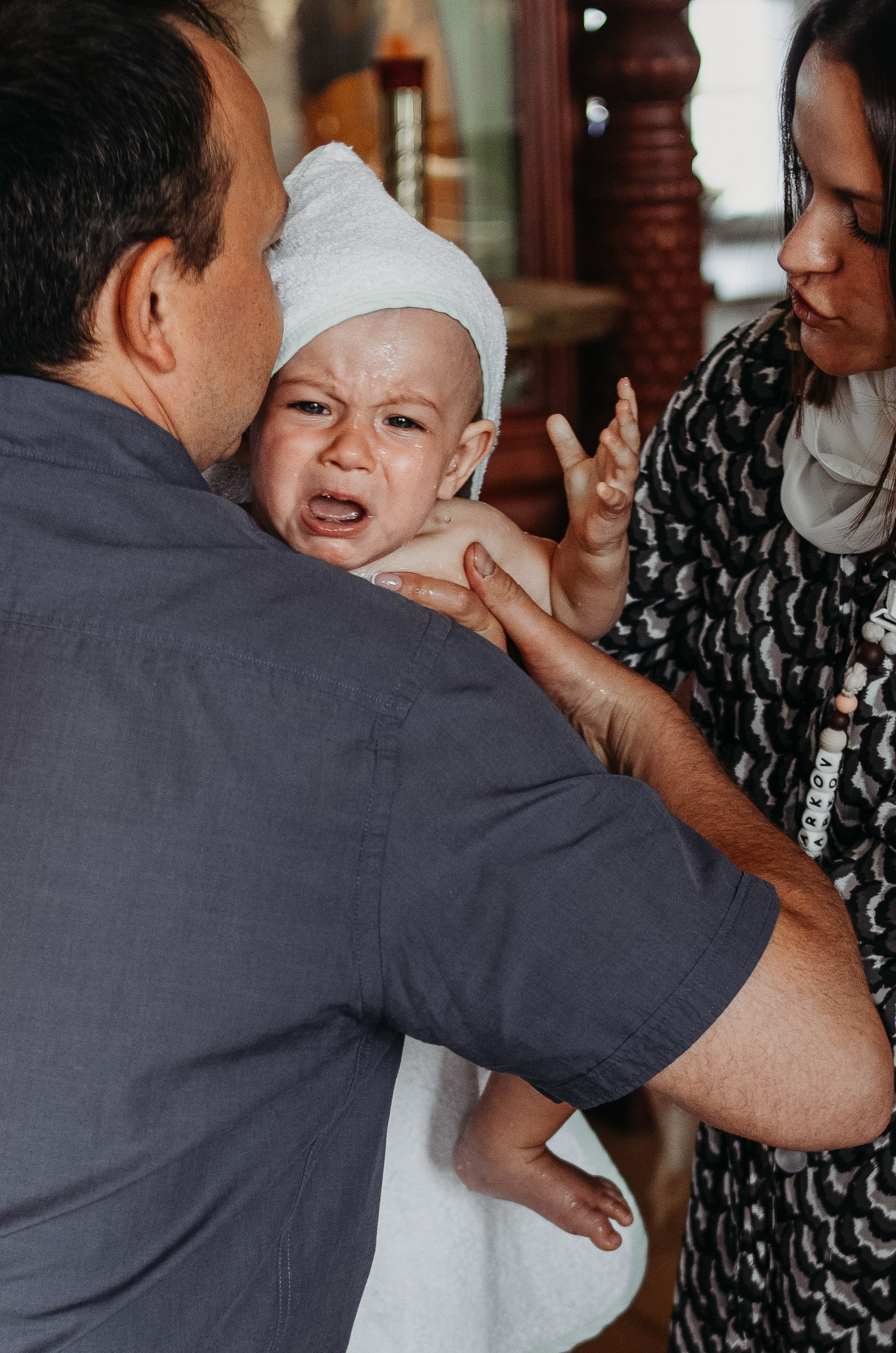 Таинство крещения Лев. Семейный фотограф Москва, Люберцы, Петрозаводск