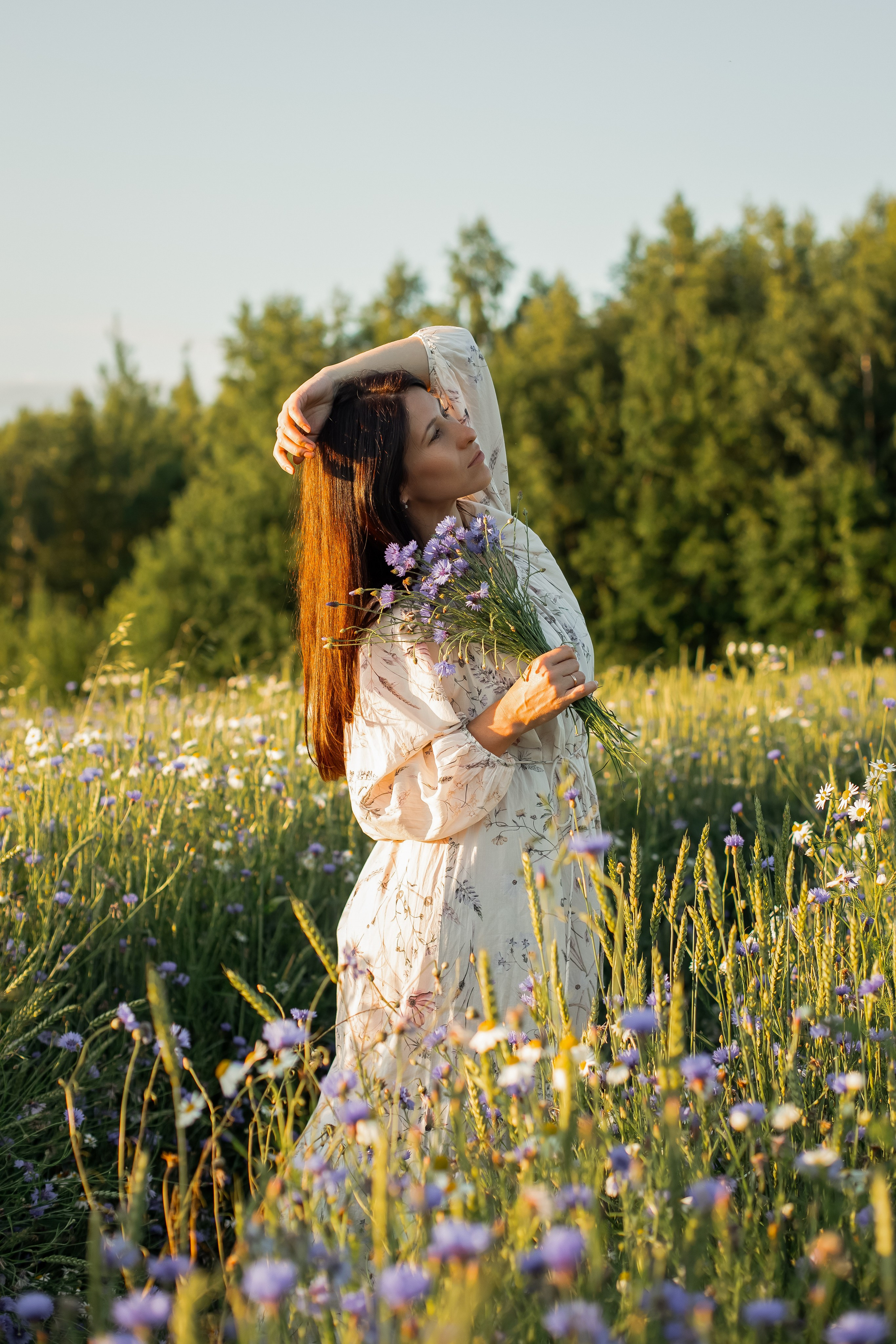 Фотосессия в васильках. Https://malovafoto.ru