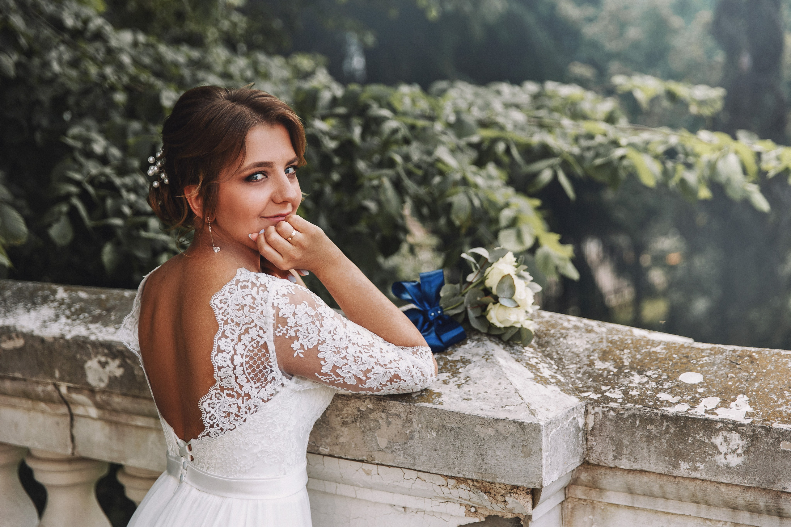 Макияж и прическа для невесты