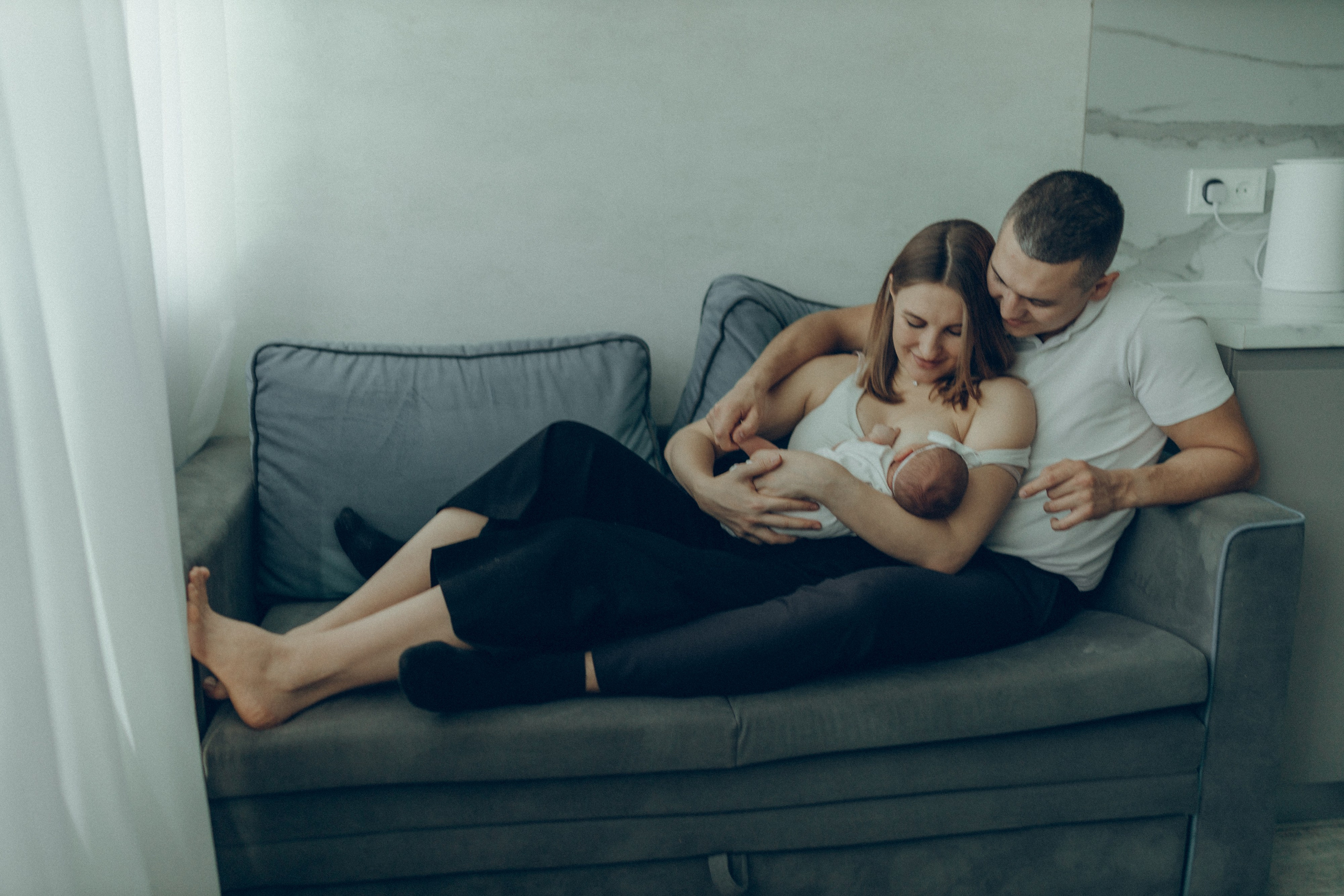 Рита, Коля и Василиса. Семейный фотограф и фотограф на роды в Ростове-на-Дону Мухина Виктория