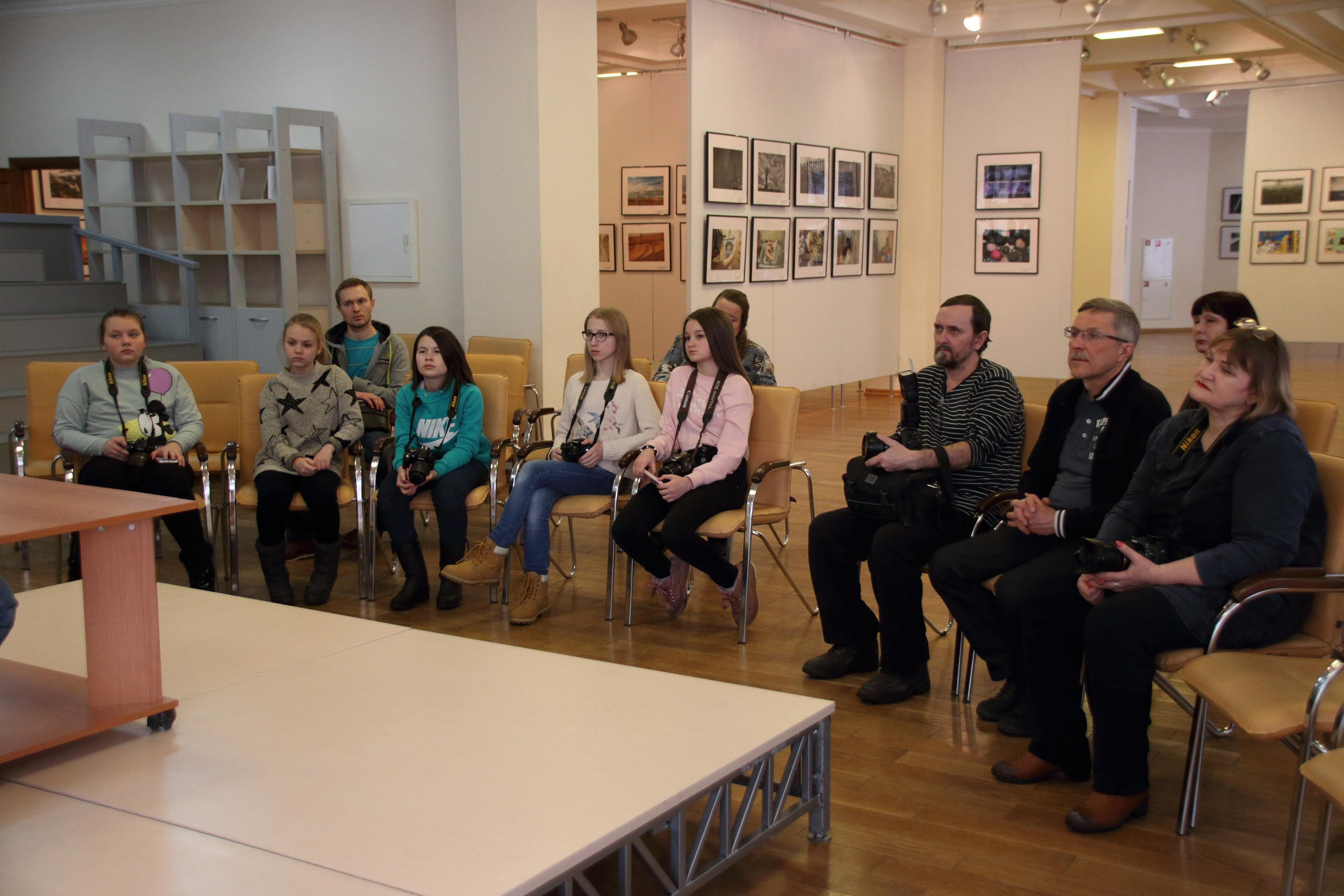 17.03.2018 Творческая встреча В. Привалова, Н. Федорина. Фотообъединение Самарского областного отделения Союза журналистов России