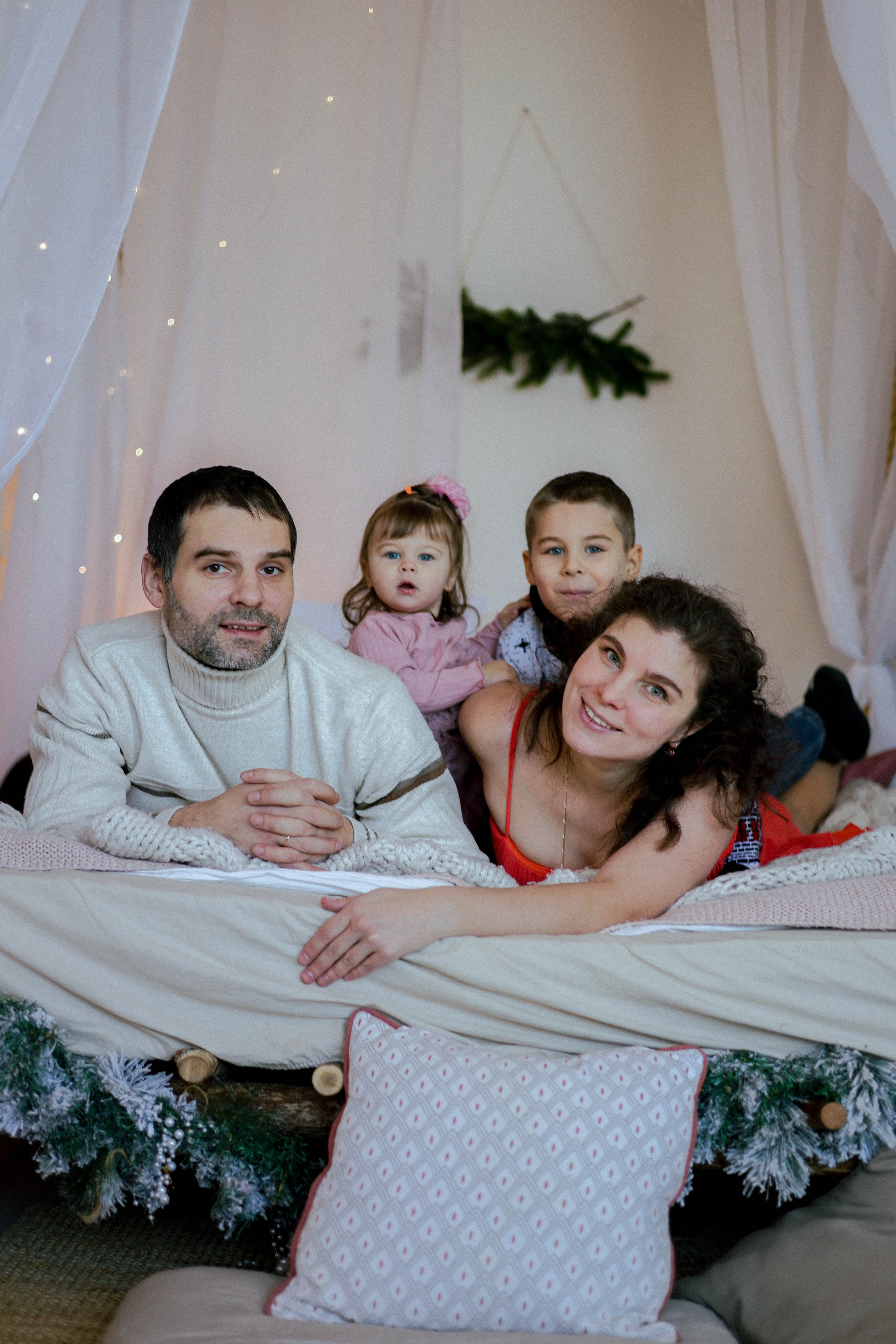 Новогодняя история «Нелля и ее семья». Фотограф в Москве Анастасия Калинина