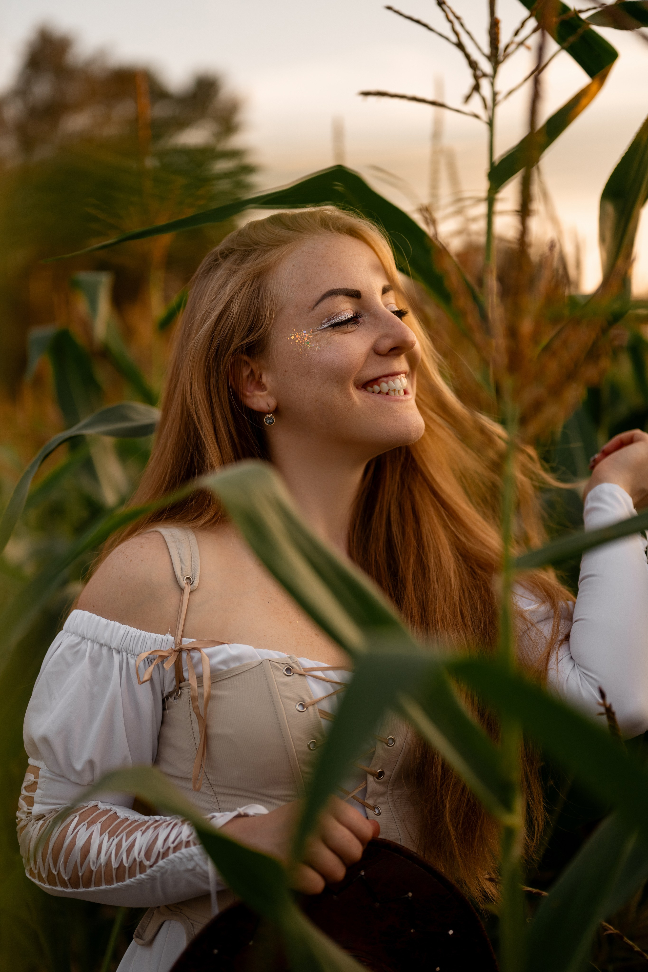 Алена. Кукурузное поле. Свадебный и семейный фотограф в СПб Валерия Фомичева