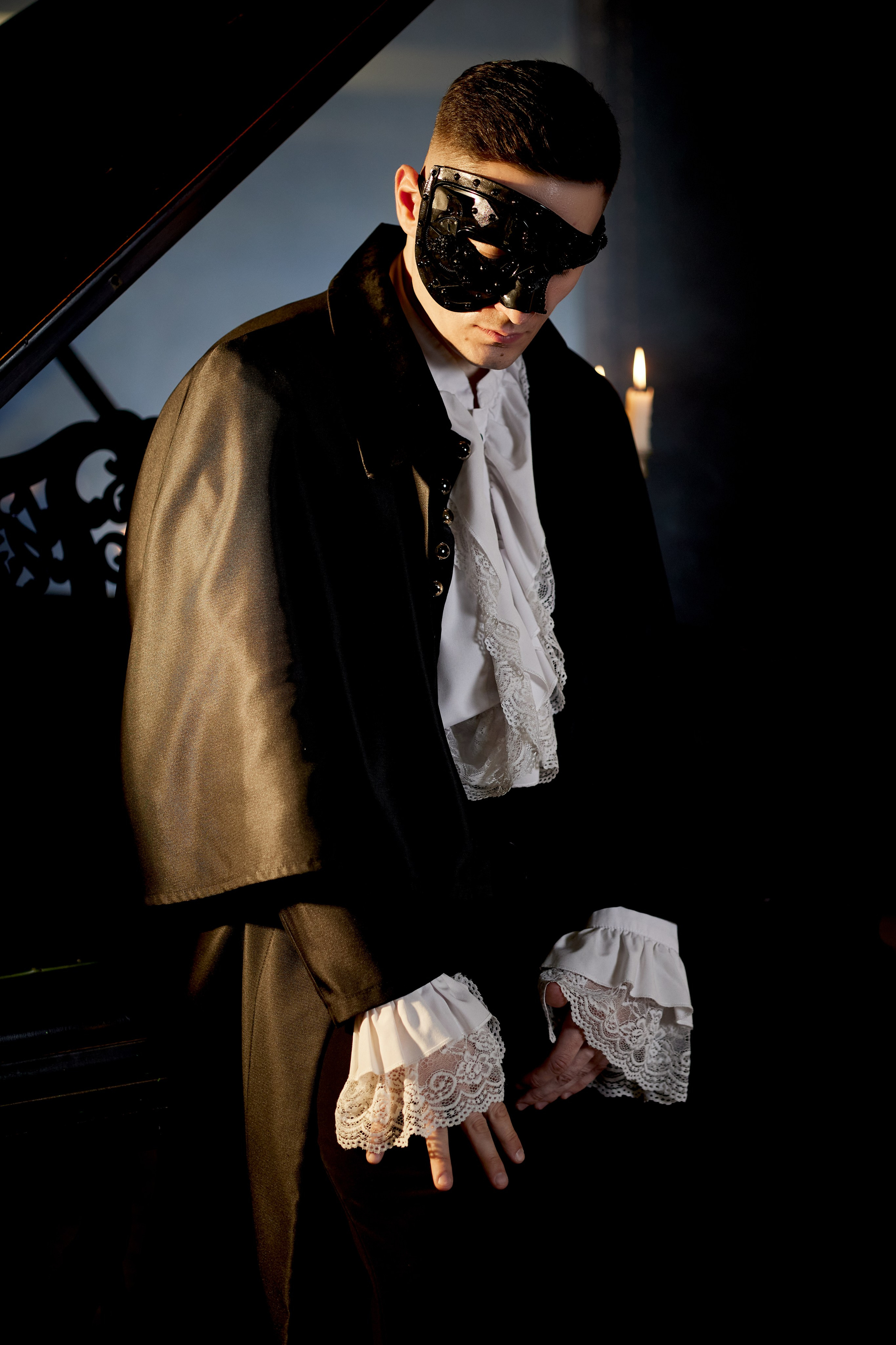 Фотопроект творческий «MELODY OF THE NIGHT» по мотивам «Призрак оперы». Виктория Ларина — Портретный профессиональный фотограф в Иркутске