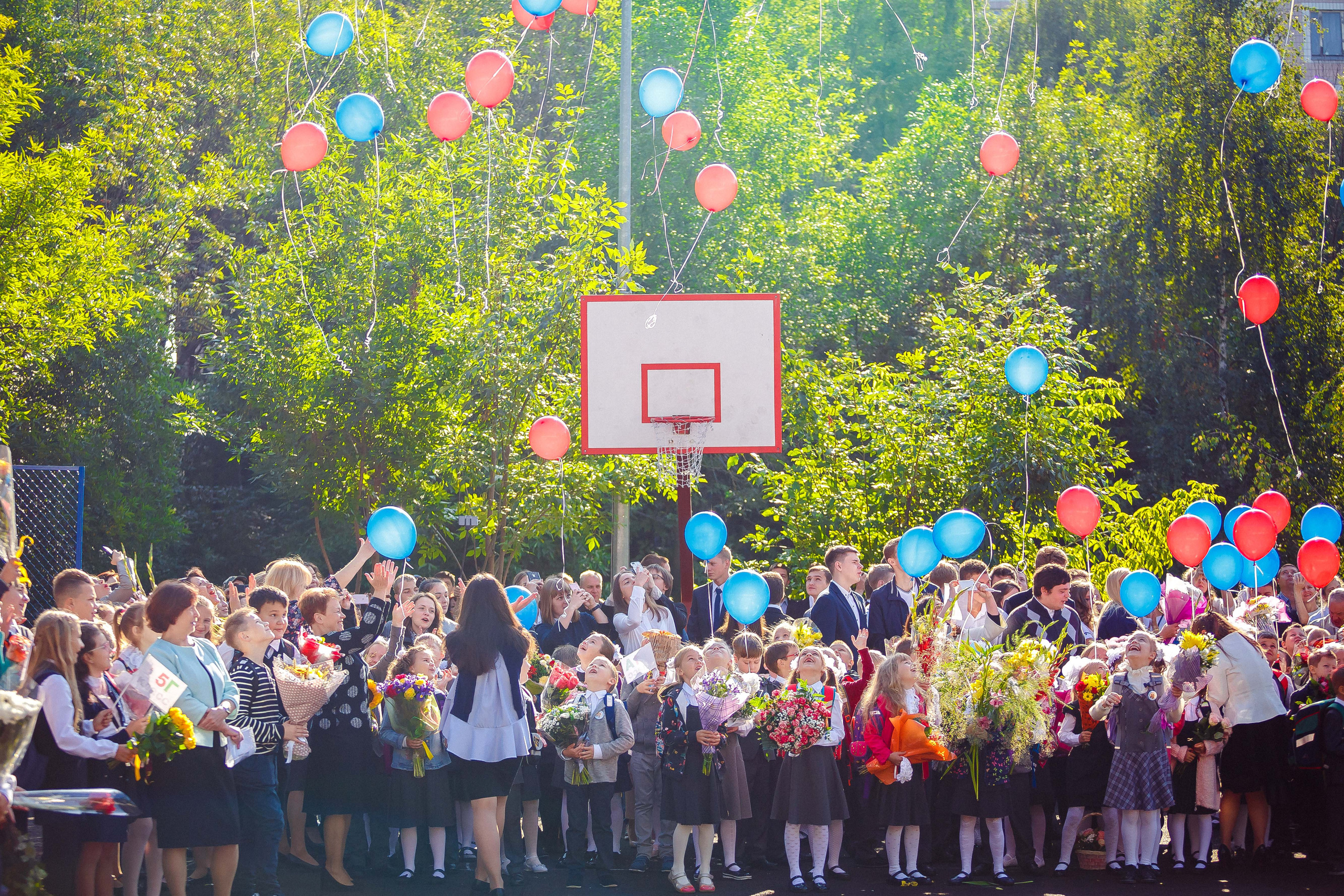 Профессиональный фотограф на 1 сентября
