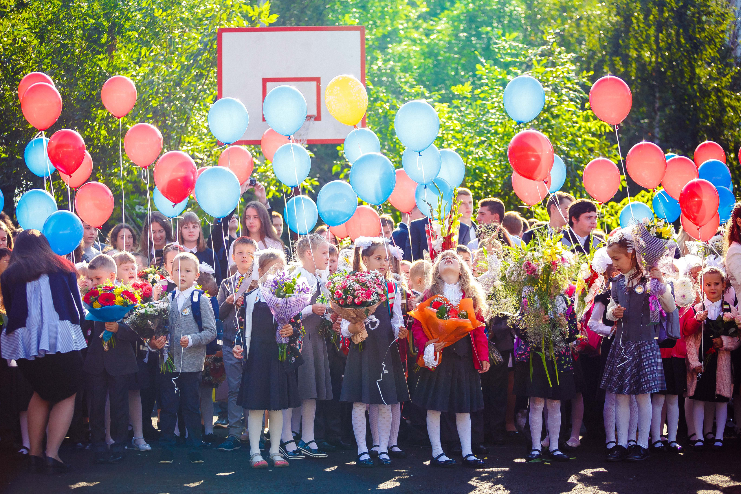 Профессиональный фотограф на 1 сентября