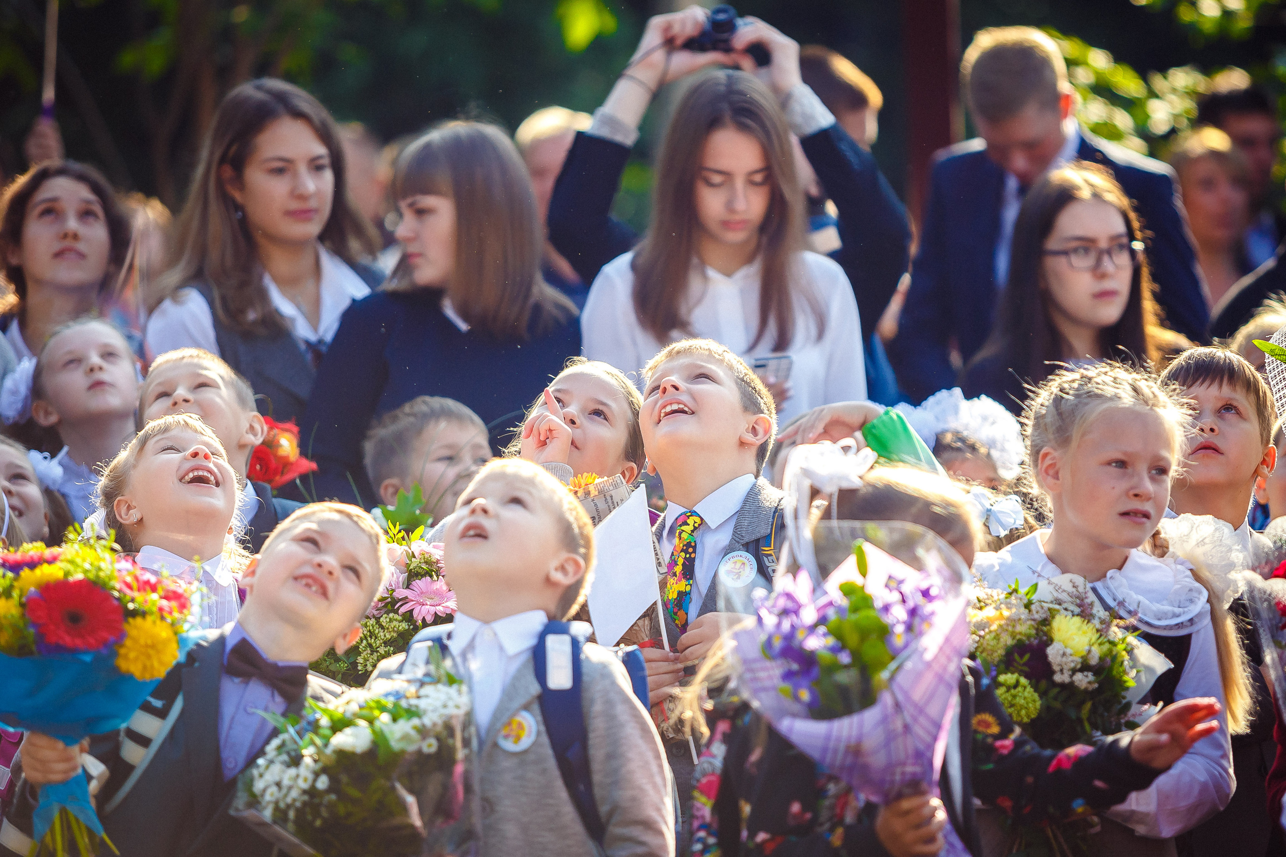 Профессиональный фотограф на 1 сентября