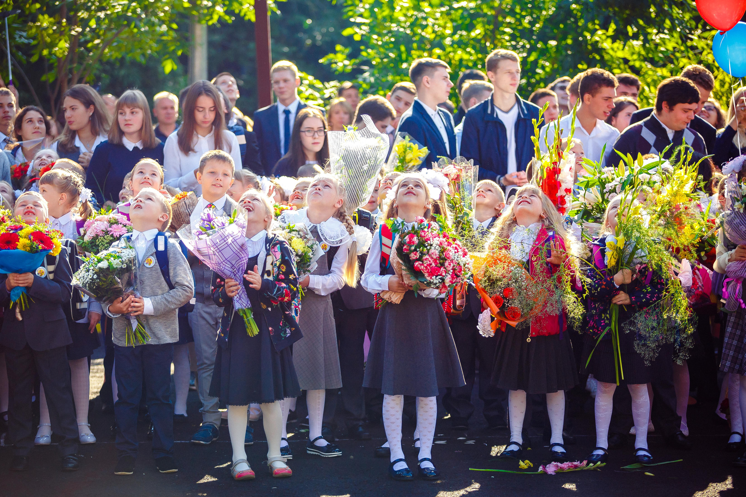 Профессиональный фотограф на 1 сентября