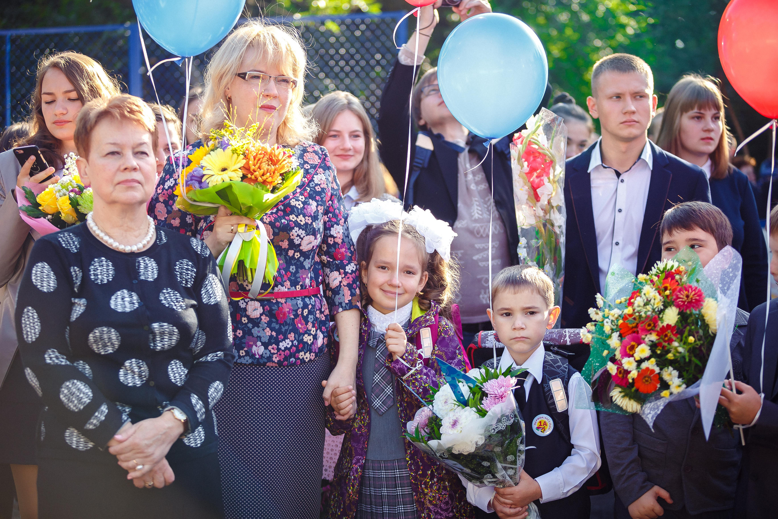 Профессиональный фотограф на 1 сентября