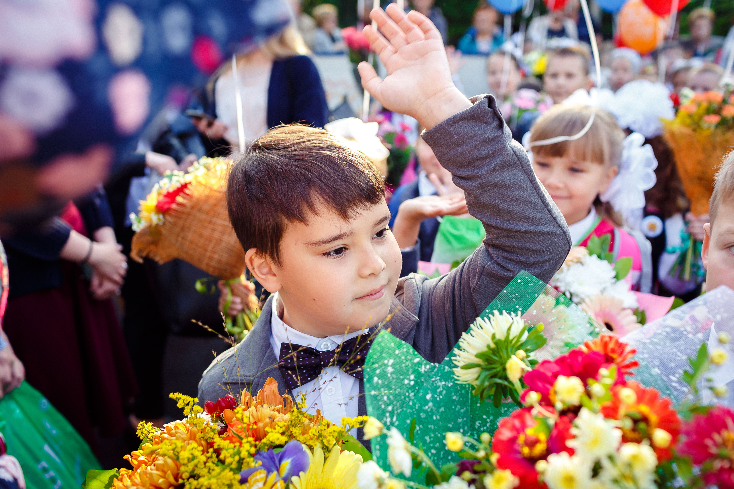Профессиональный фотограф на 1 сентября