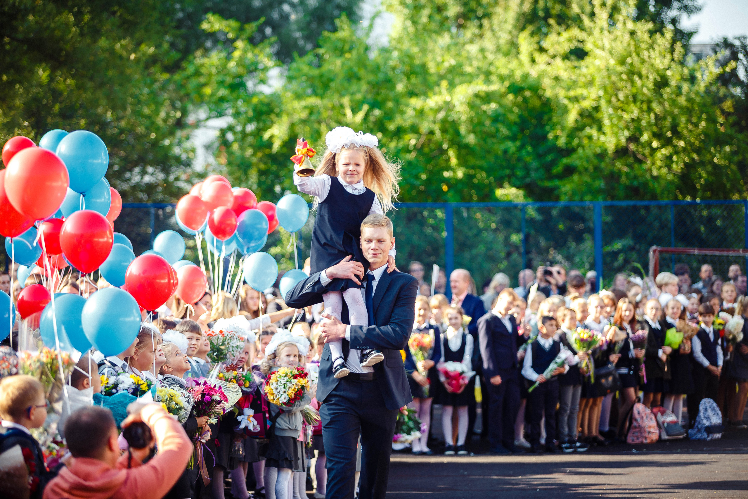 Профессиональный фотограф на 1 сентября