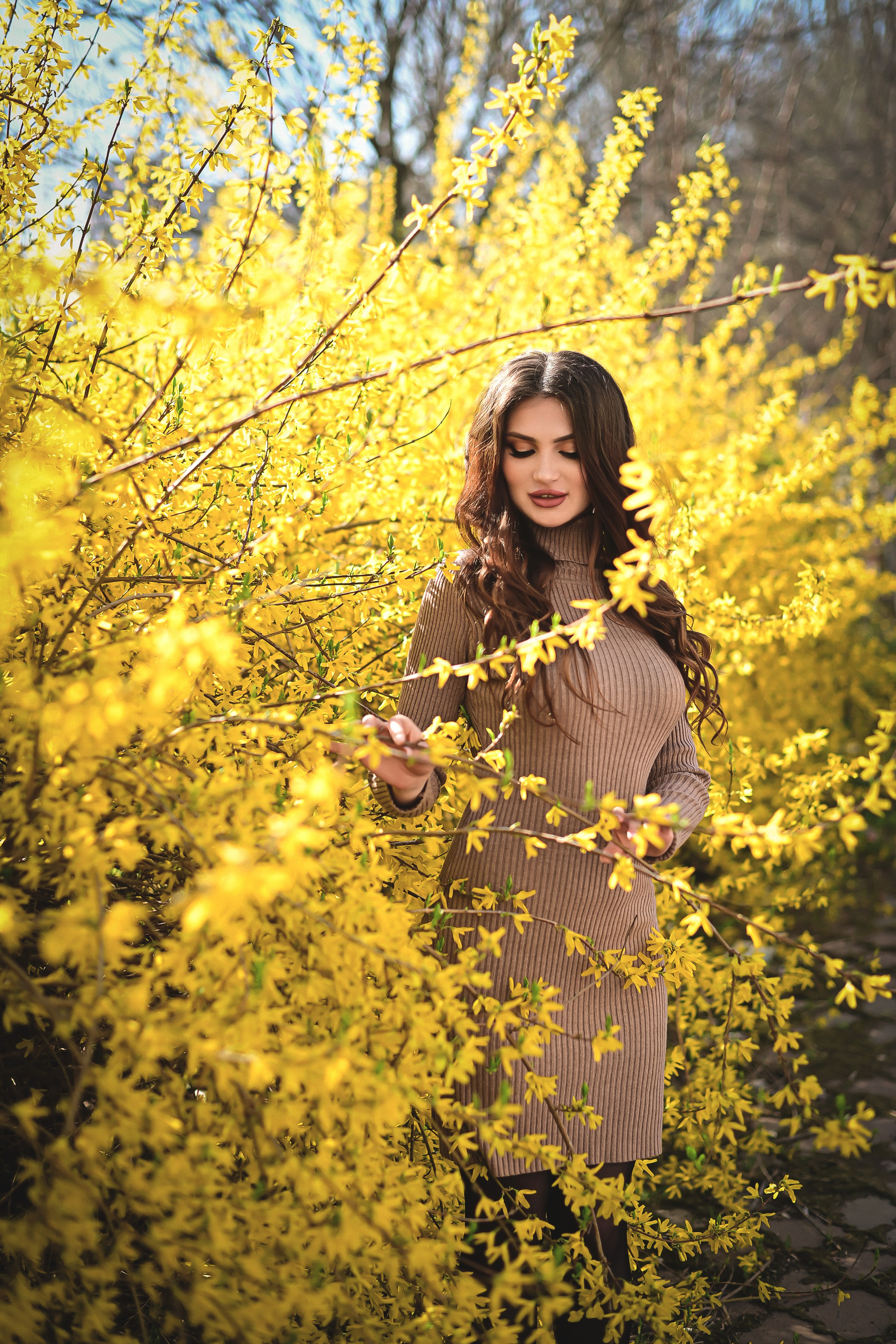 Весна. Съемка в цветении. Семейный и свадебный фотограф в Донецке Донская Анастасия