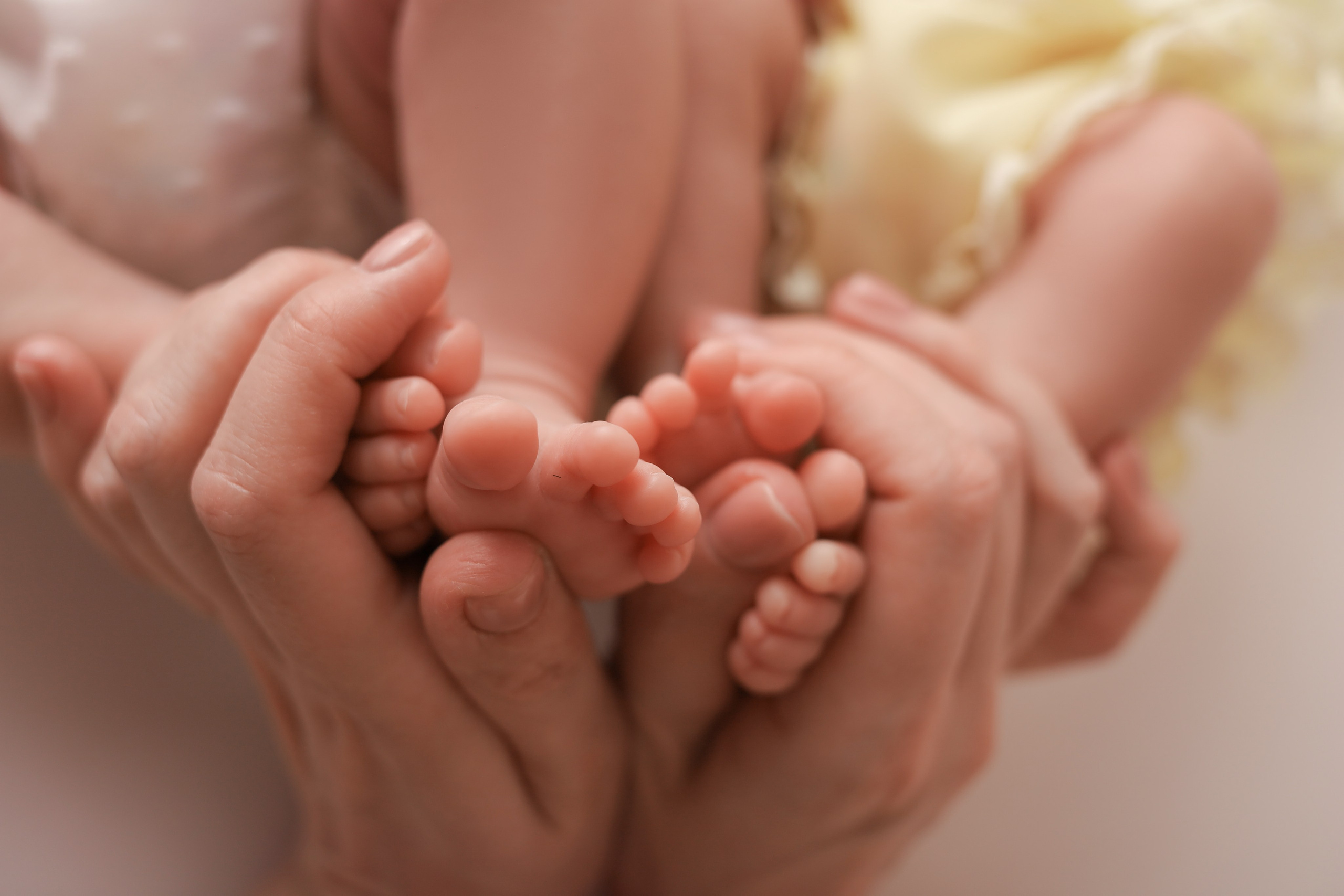 Близняшки. Фотограф новорожденных в Москве и Московской области Наталья Збиглей