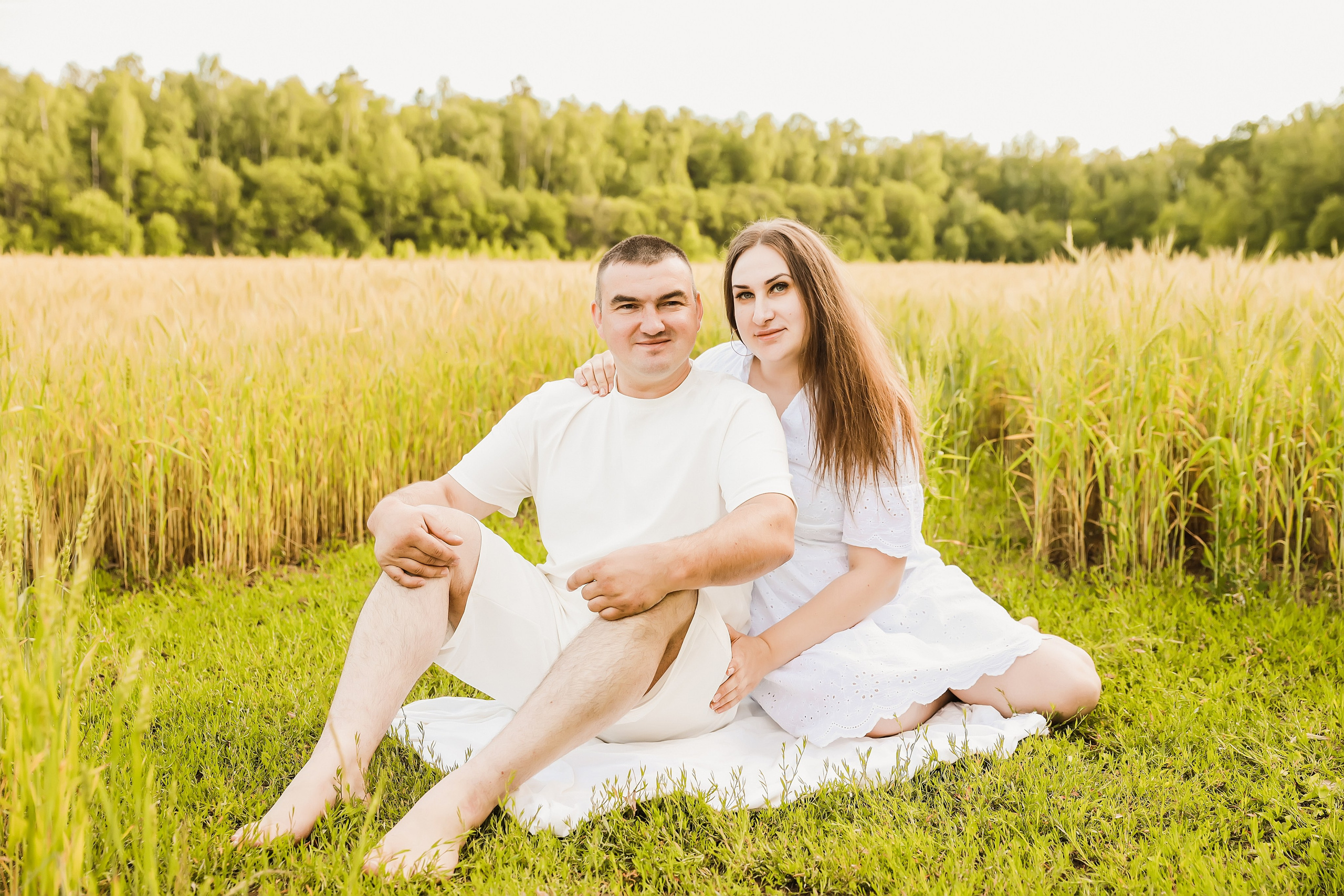 Семейная в колосках. Школьный и детский фотограф Старожилово