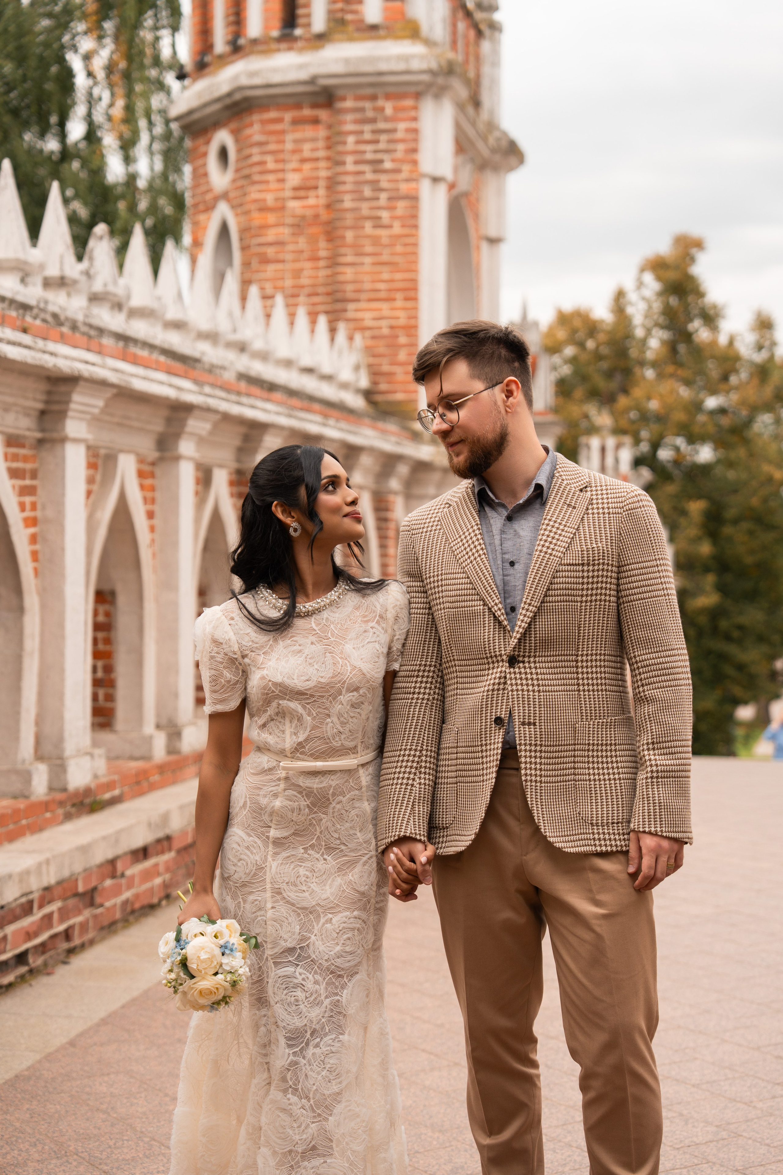 Максим и Харша, Царицыно. Свадебный фотограф в Москве Анна Полушина