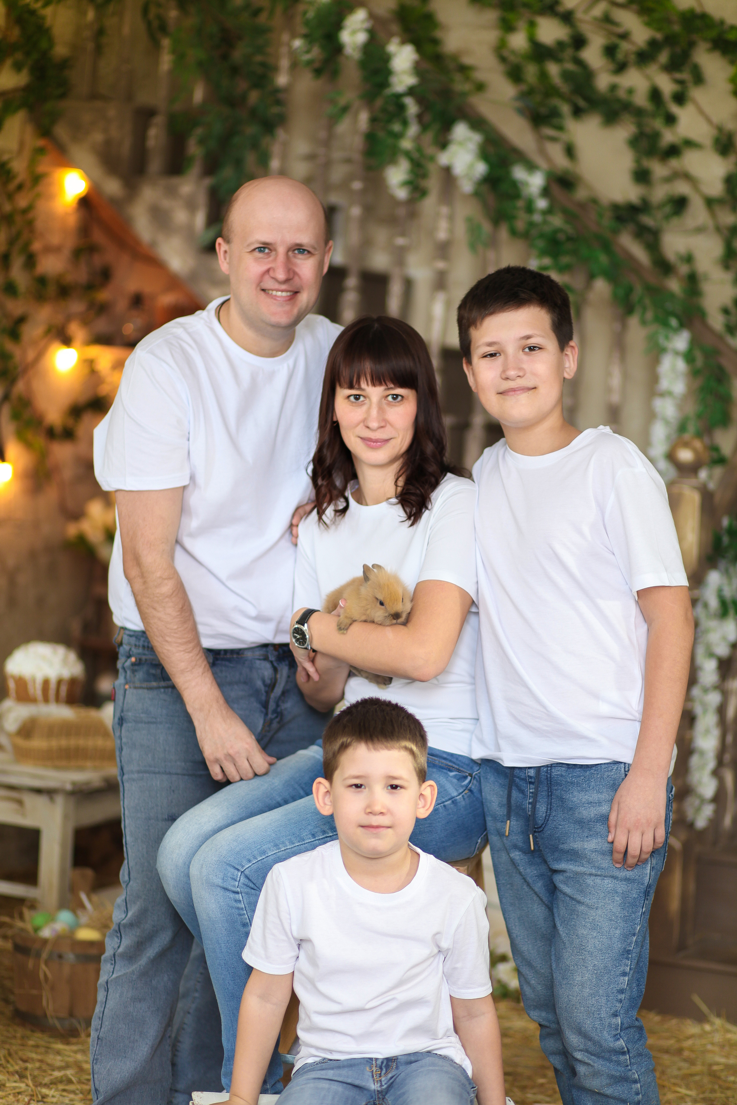 Пасхальная история большой семьи. Семейный фотограф в городе Саратове — Анна