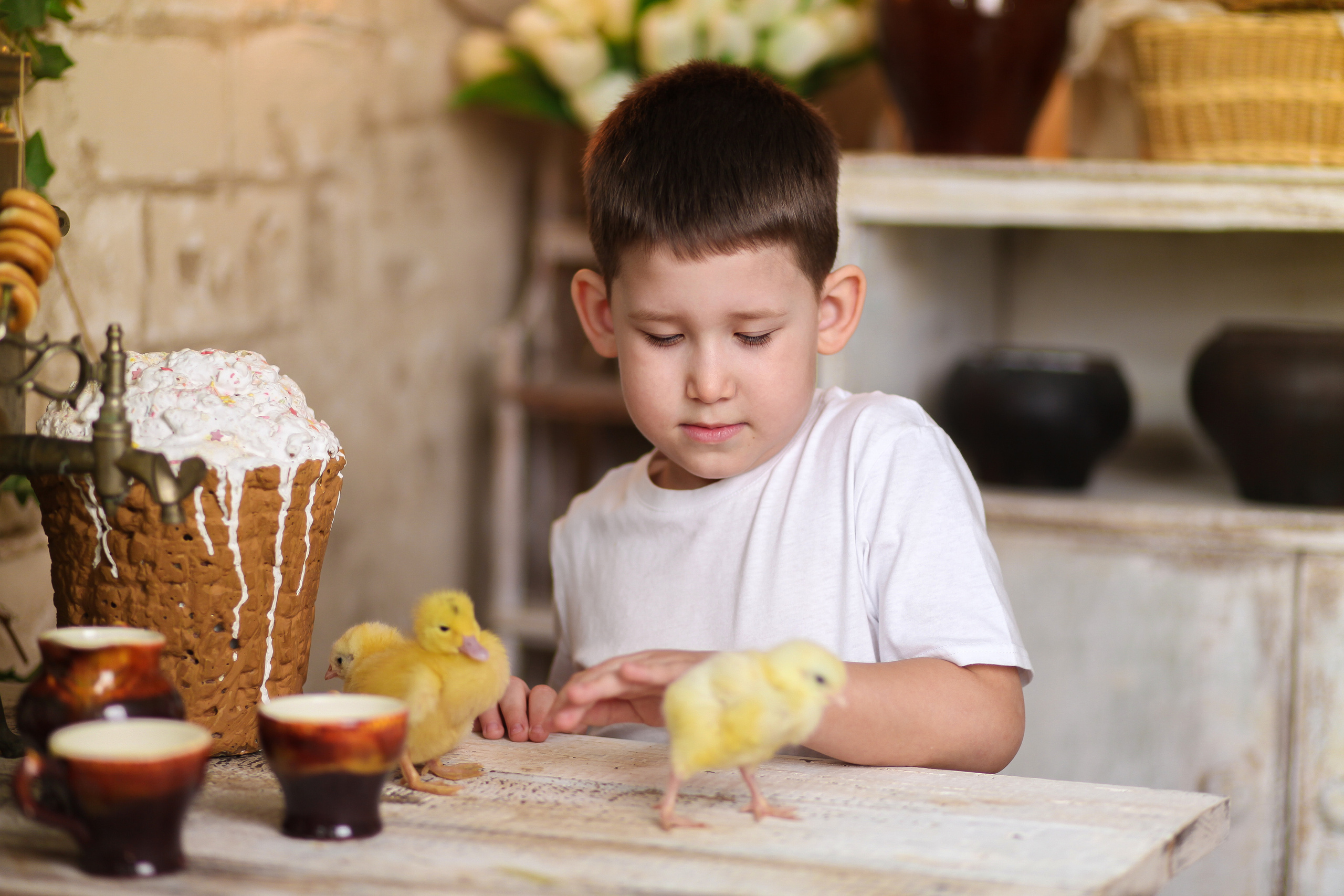 Пасхальная история большой семьи. Семейный фотограф в городе Саратове — Анна