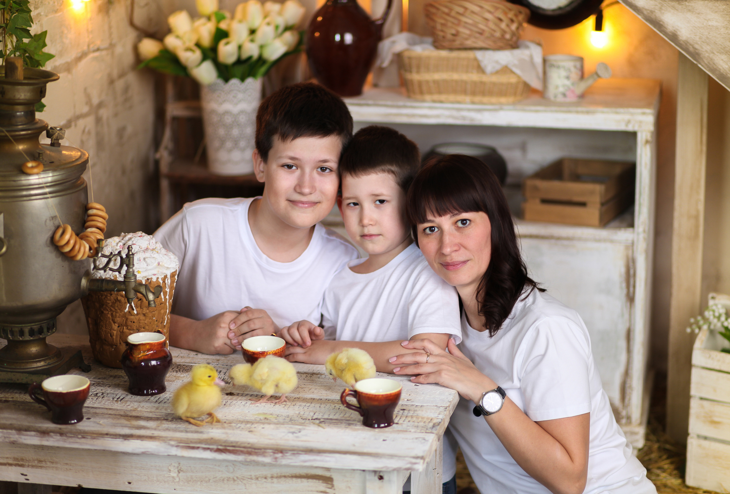 Пасхальная история большой семьи. Семейный фотограф в городе Саратове — Анна