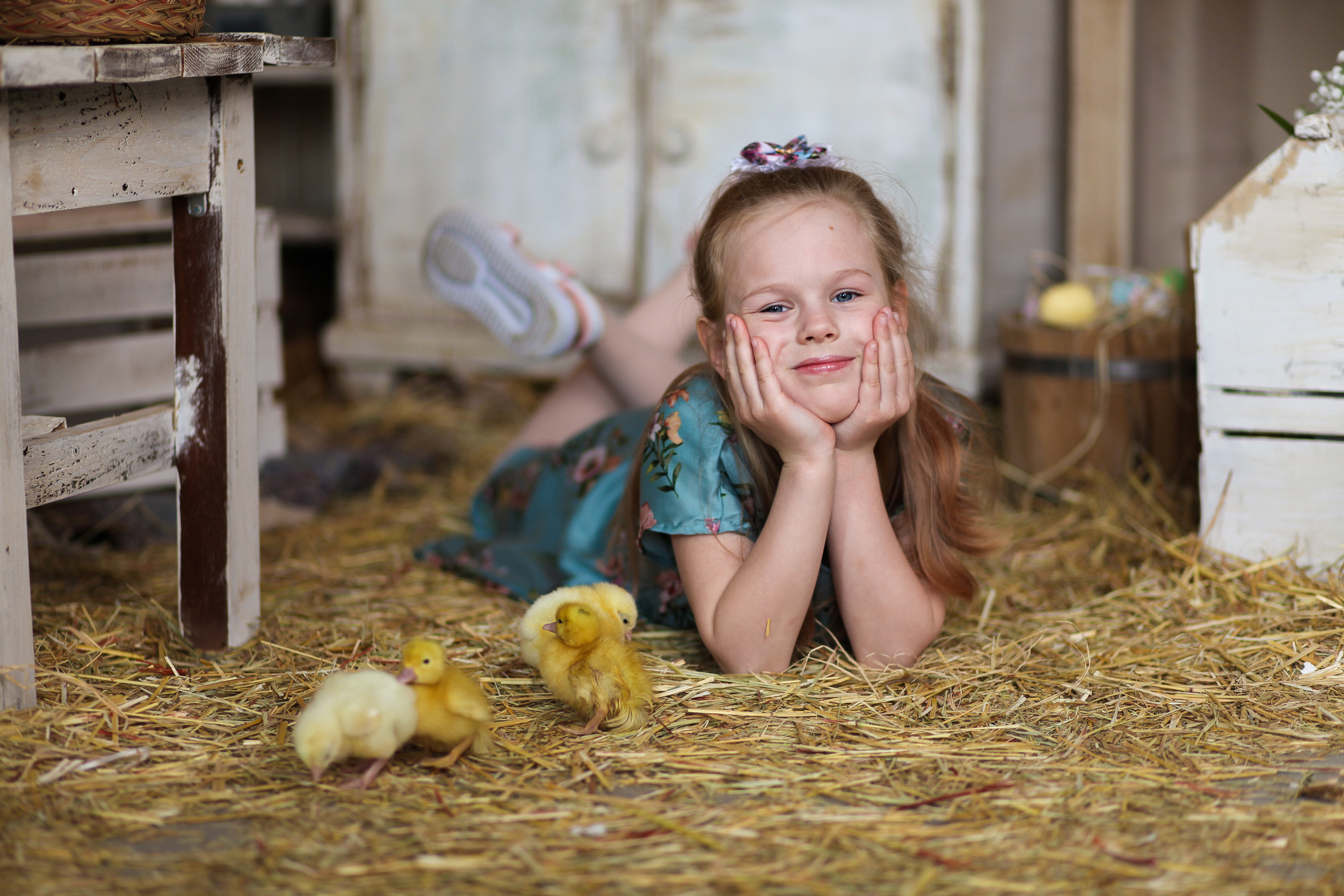 Пасхальная съемка Ольги и Даши. Семейный фотограф в городе Саратове — Анна