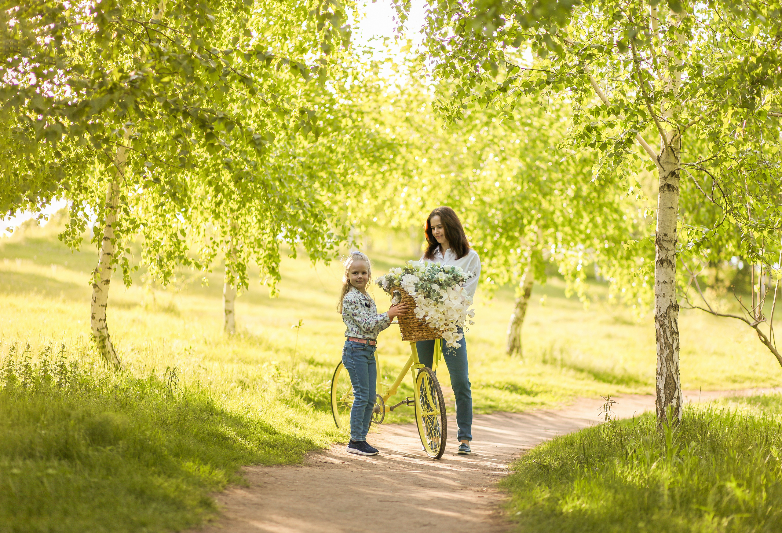 Лесная прогулка. Семейный фотограф в городе Саратове — Анна