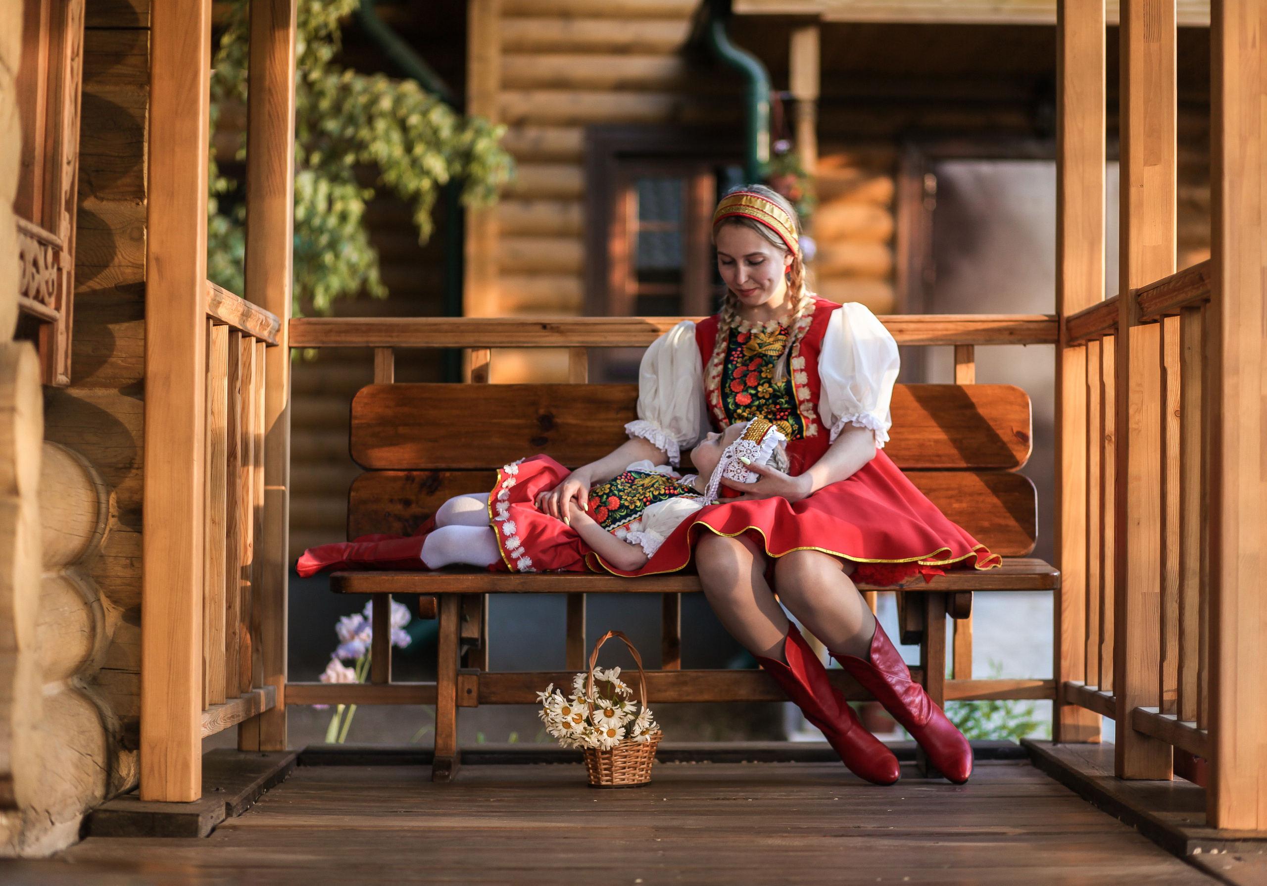 Наше русское родное. Семейный фотограф в городе Саратове — Анна