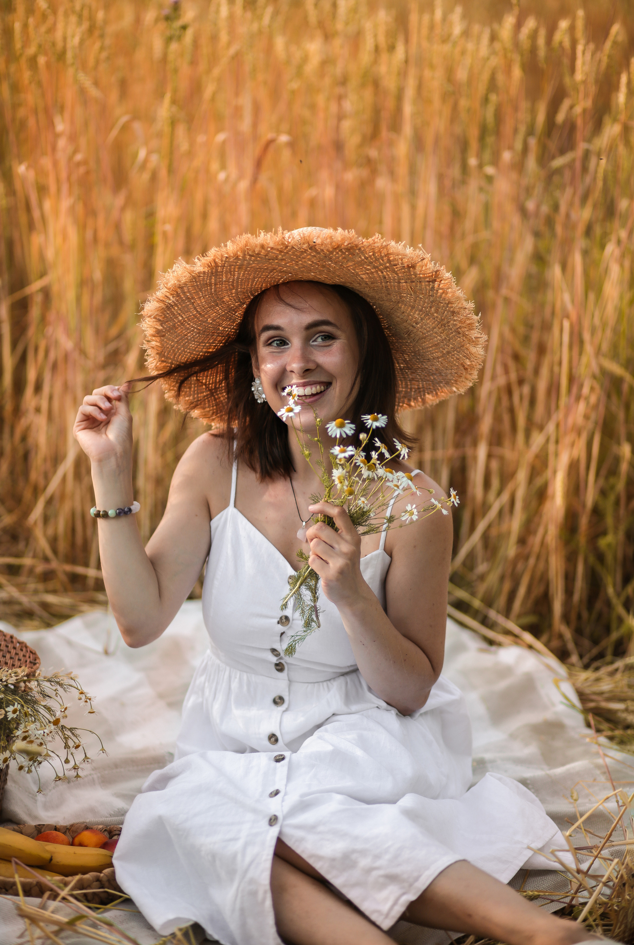 Закатная пшеница. Семейный фотограф в городе Саратове — Анна