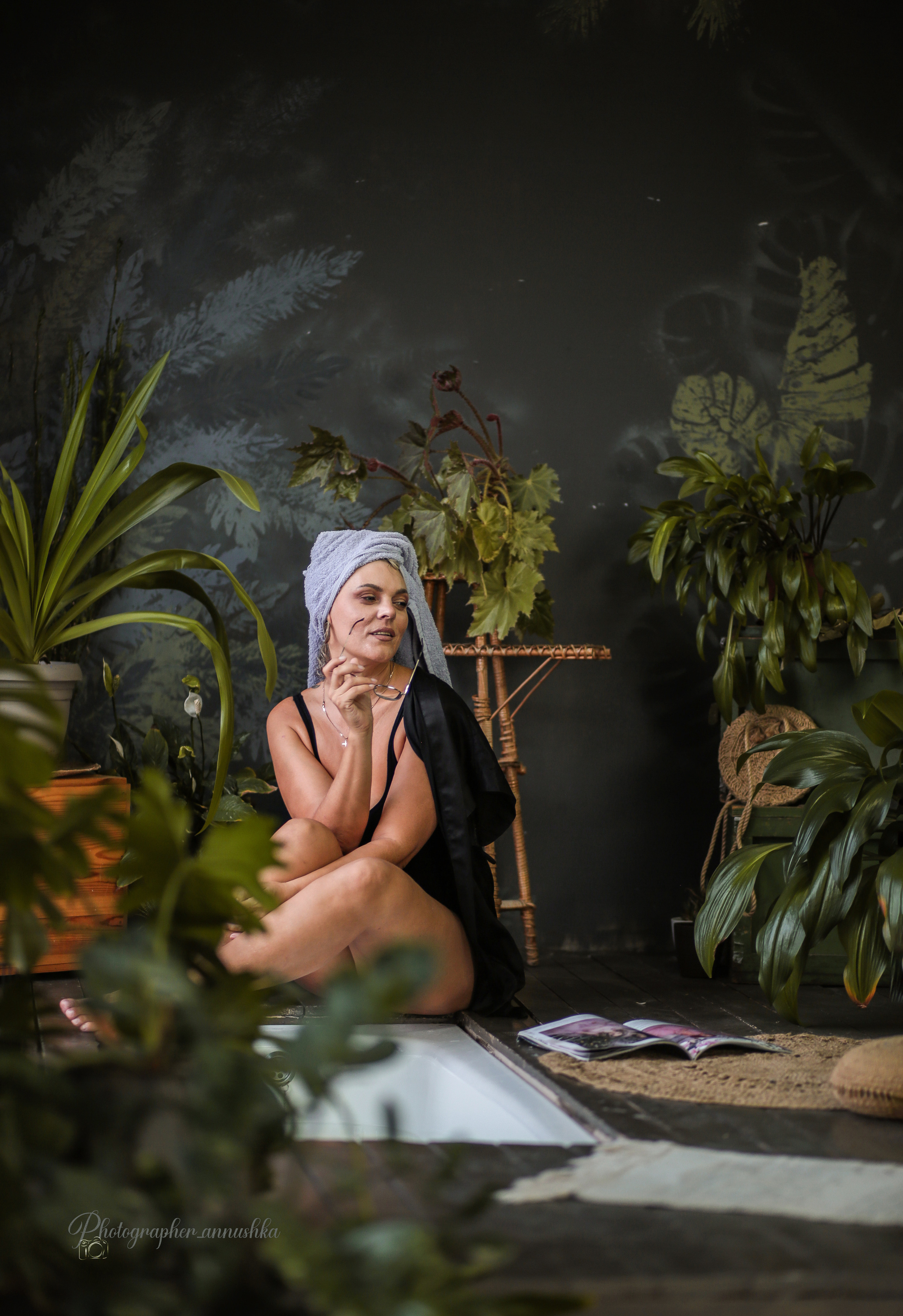 Молочная фотосессия Елены. Семейный фотограф в городе Саратове — Анна