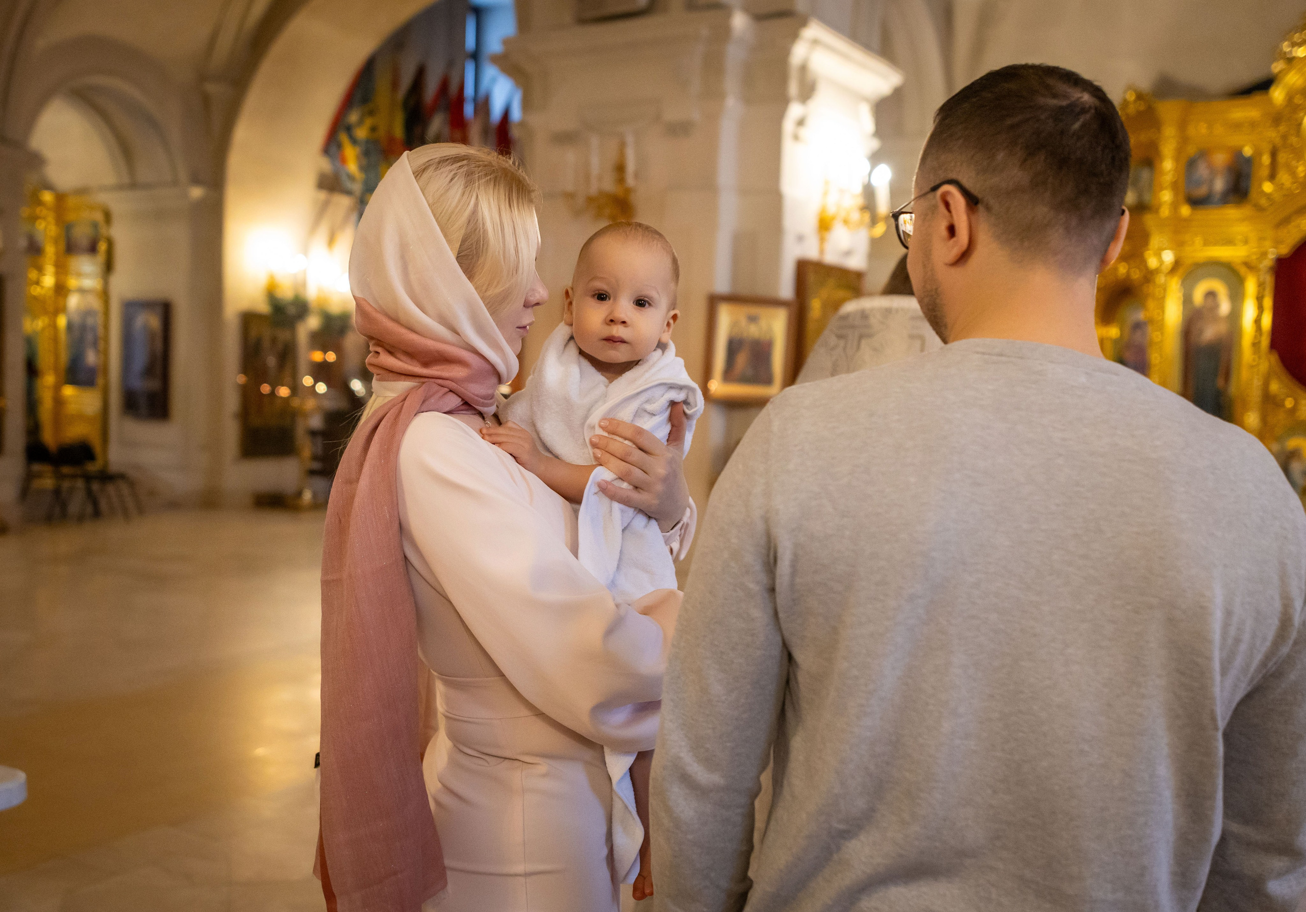 Таинство крещения Алексея. Семейный и детский фотограф Анна Петракова