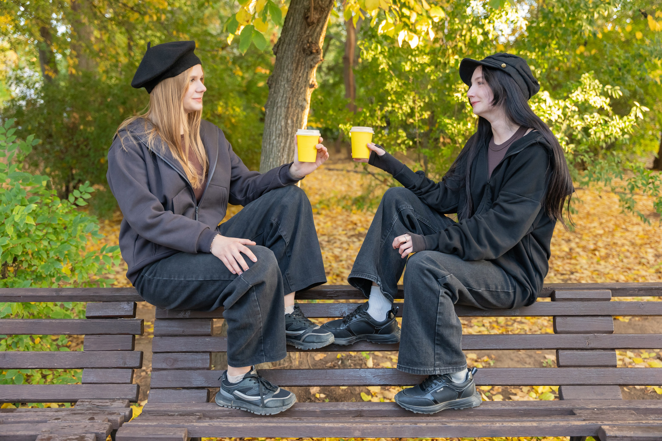 Золотая дружба в осенних красках. Фотограф |Ленинск, Волжский, Волгоград| Наталья Савилова