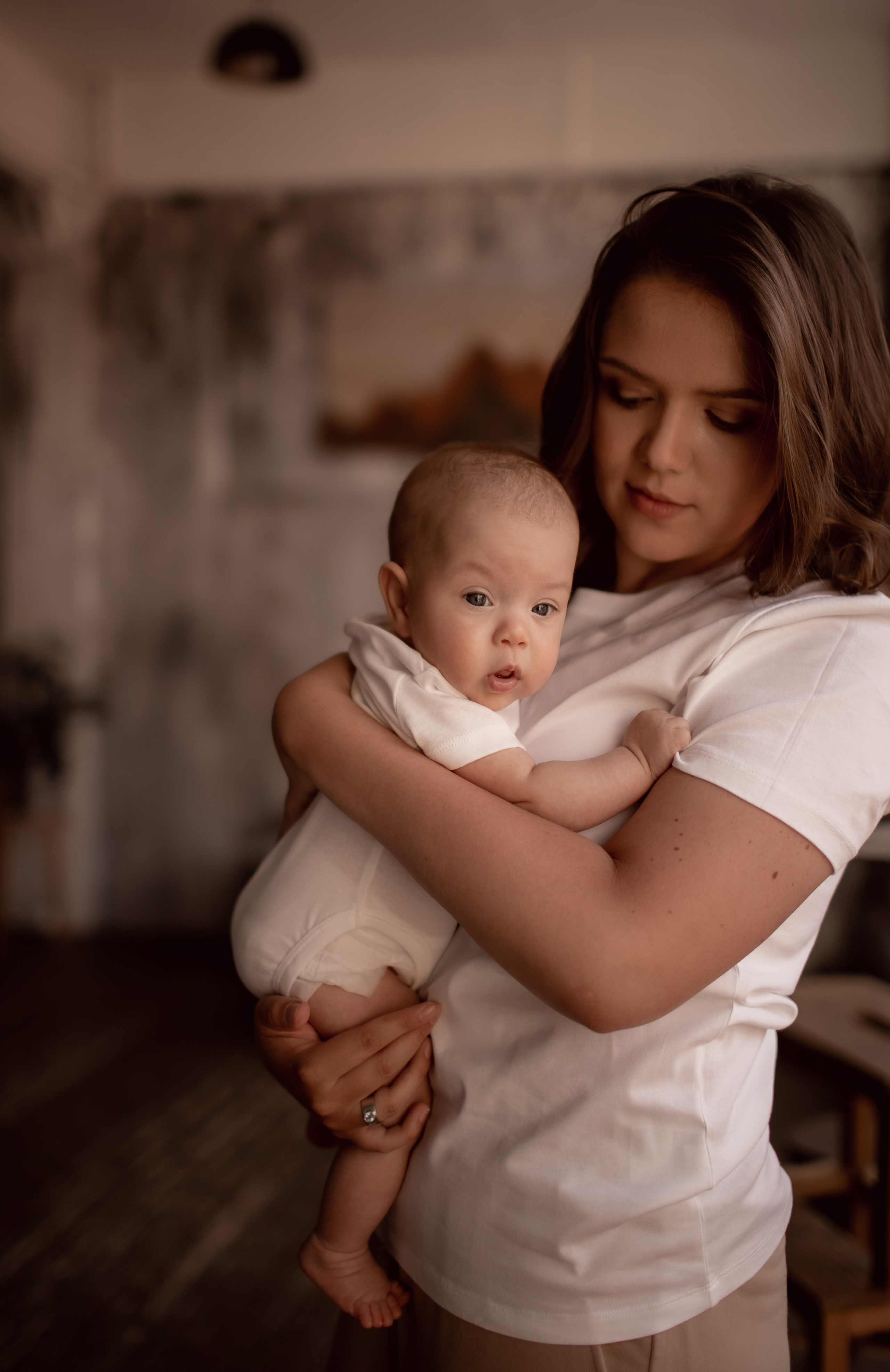 Валерия и Геннадий с крошкой. Семейный фотограф в Москве