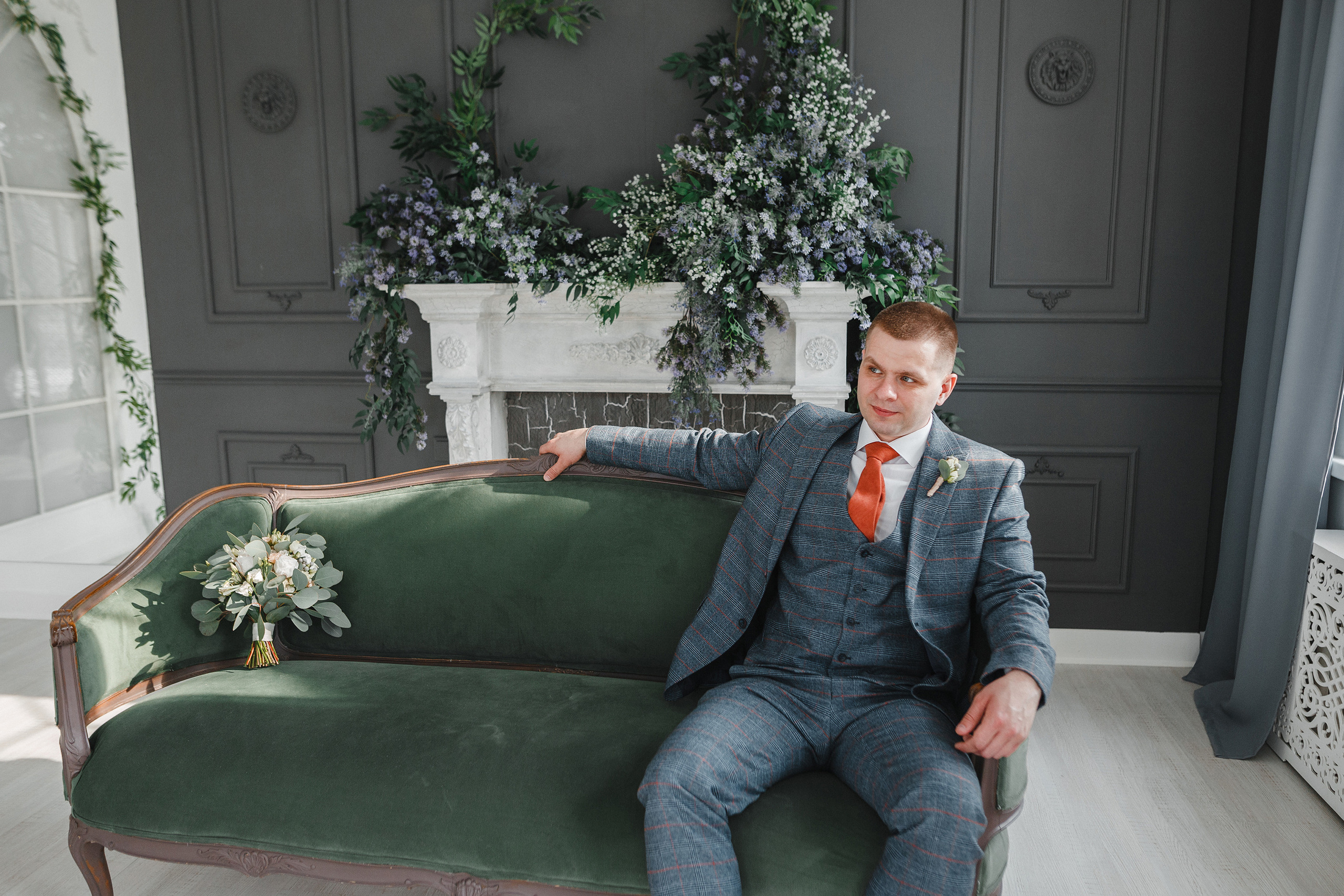 Свадебная фотосессия в фотостудии. Евгения Орлова