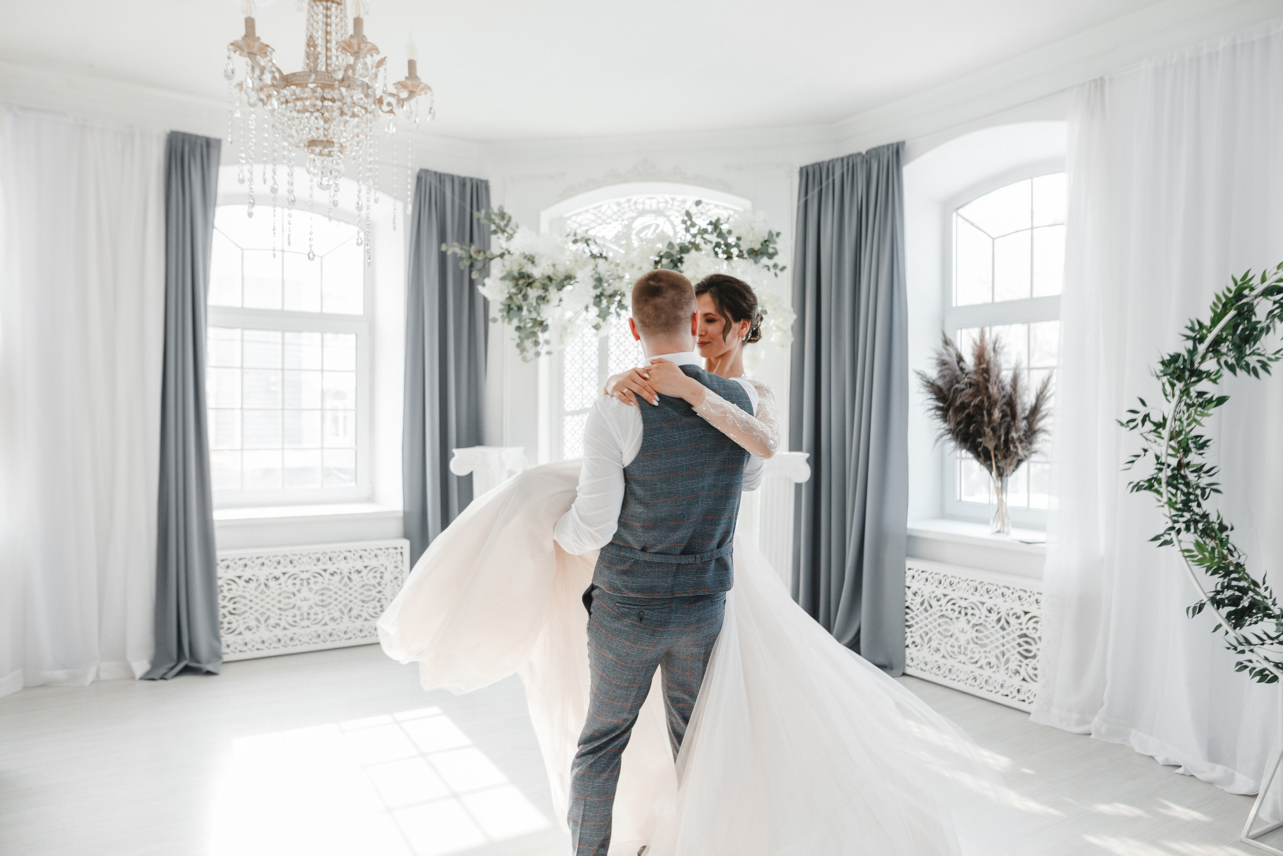 Свадебная фотосессия в фотостудии. Евгения Орлова